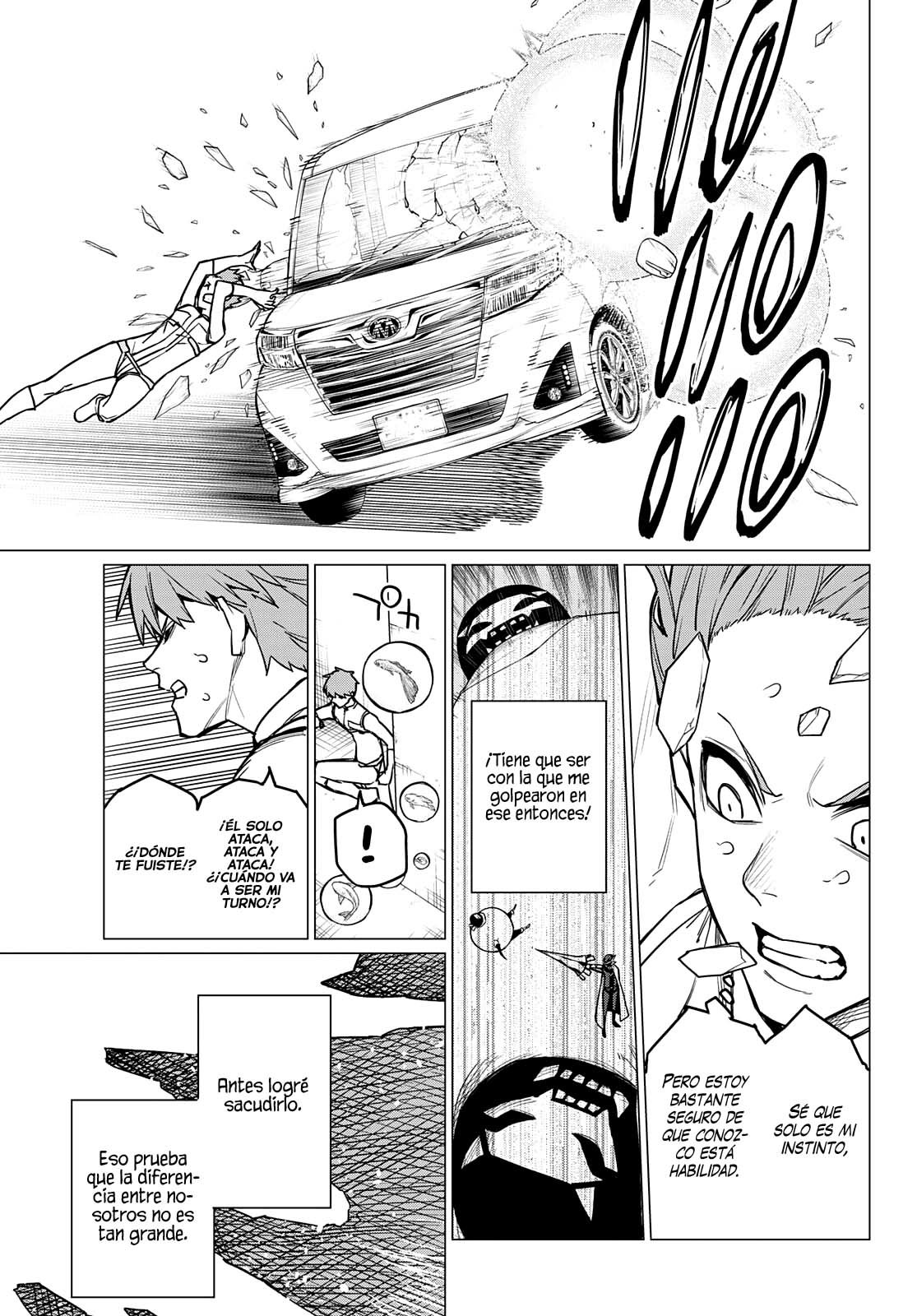 Sentai Daishikkaku Capitulo 38: Los exámenes de Bailong: Enfrentando al Keeper Azul página 14