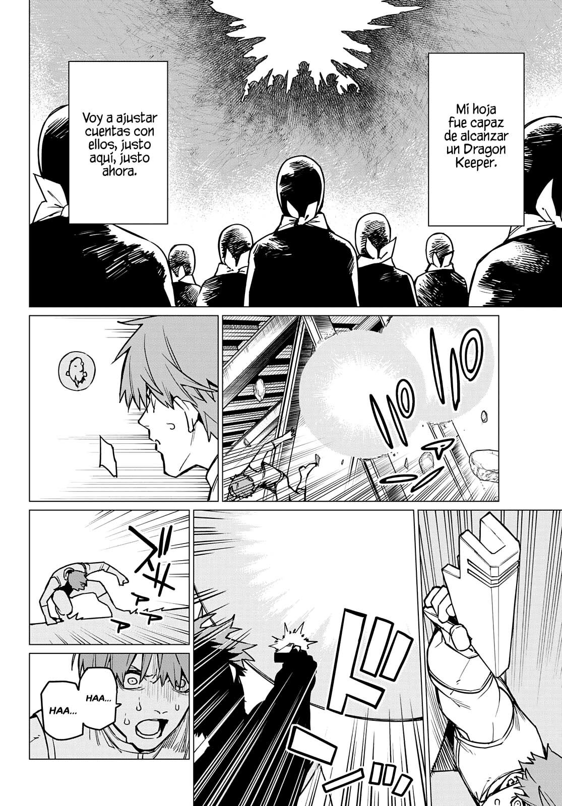 Sentai Daishikkaku Capitulo 38: Los exámenes de Bailong: Enfrentando al Keeper Azul página 15