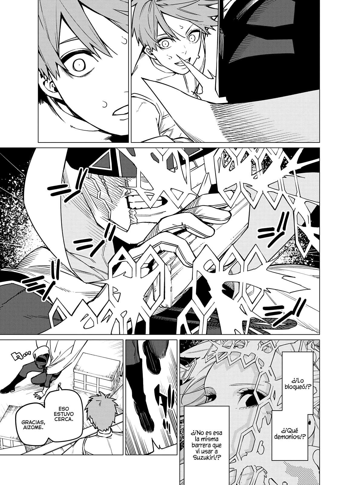 Sentai Daishikkaku Capitulo 38: Los exámenes de Bailong: Enfrentando al Keeper Azul página 4