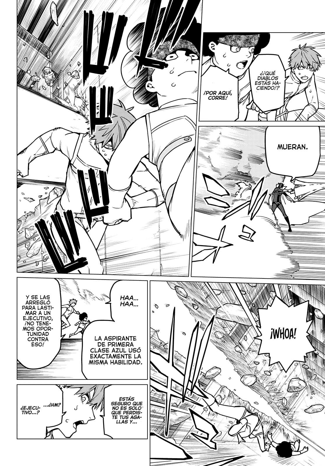 Sentai Daishikkaku Capitulo 38: Los exámenes de Bailong: Enfrentando al Keeper Azul página 9