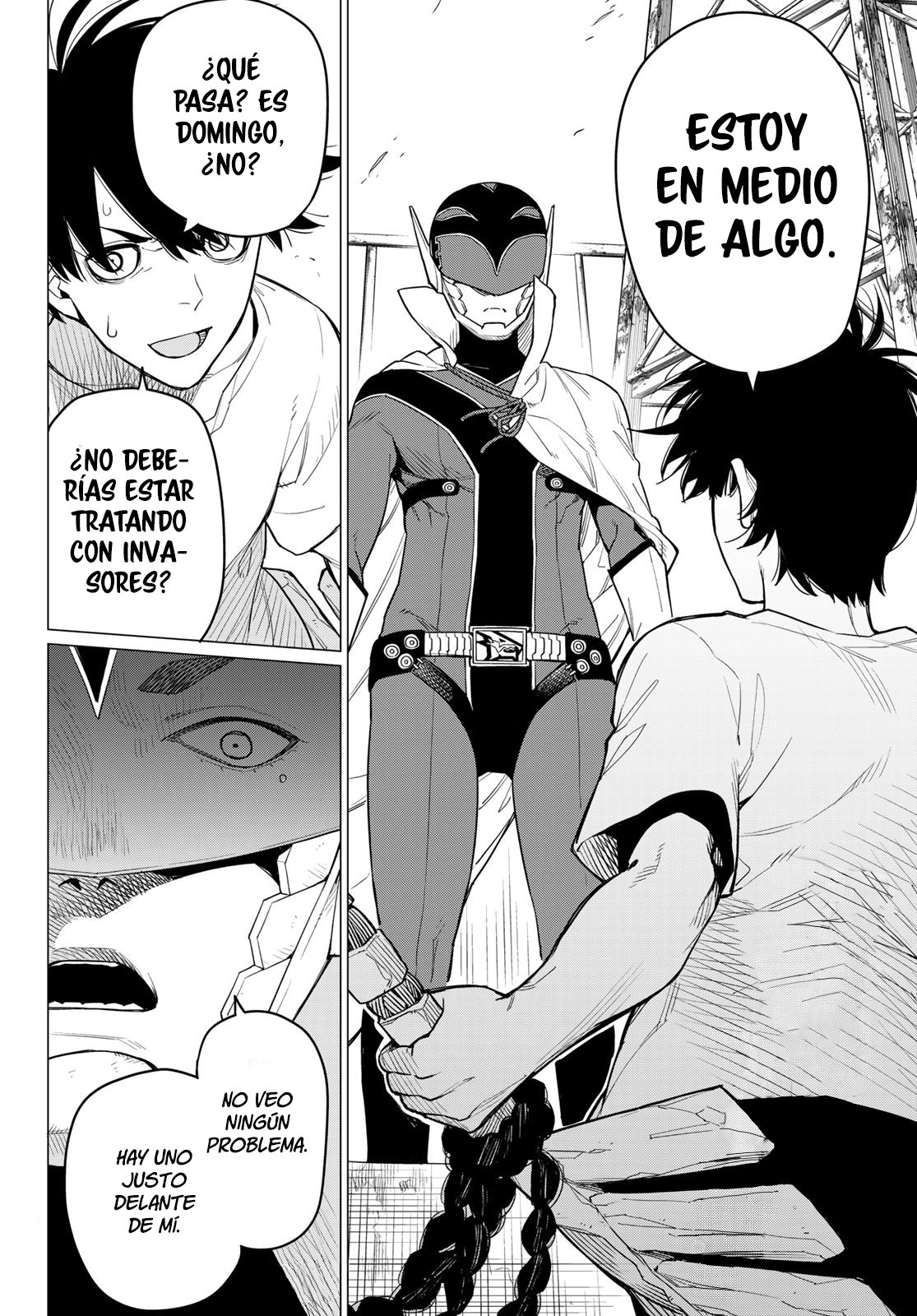 Sentai Daishikkaku Capitulo 4: El Sicario Inmortal página 28