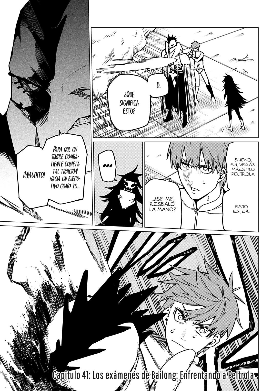 Sentai Daishikkaku Capitulo 41: Los exámenes de Bailong: Enfrentando a Peltrola página 4