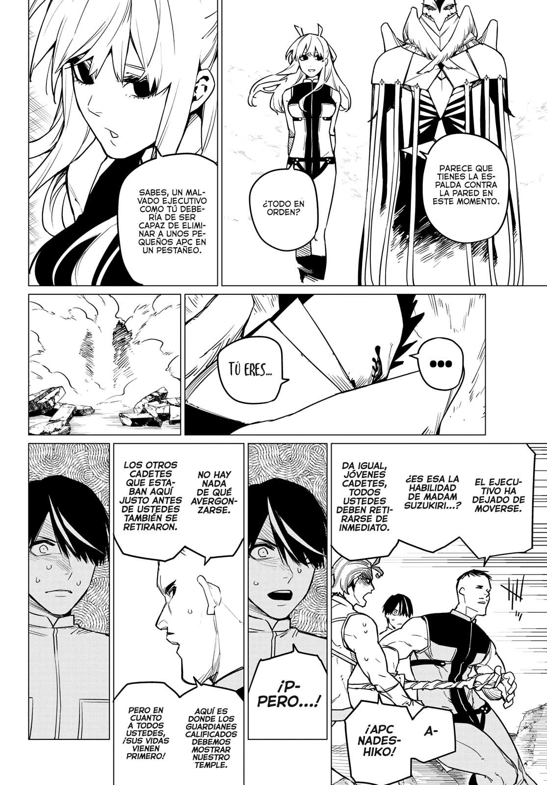 Sentai Daishikkaku Capitulo 42: Los exámenes de Bailong: Enfrentando a Peltrola, parte 2 página 8