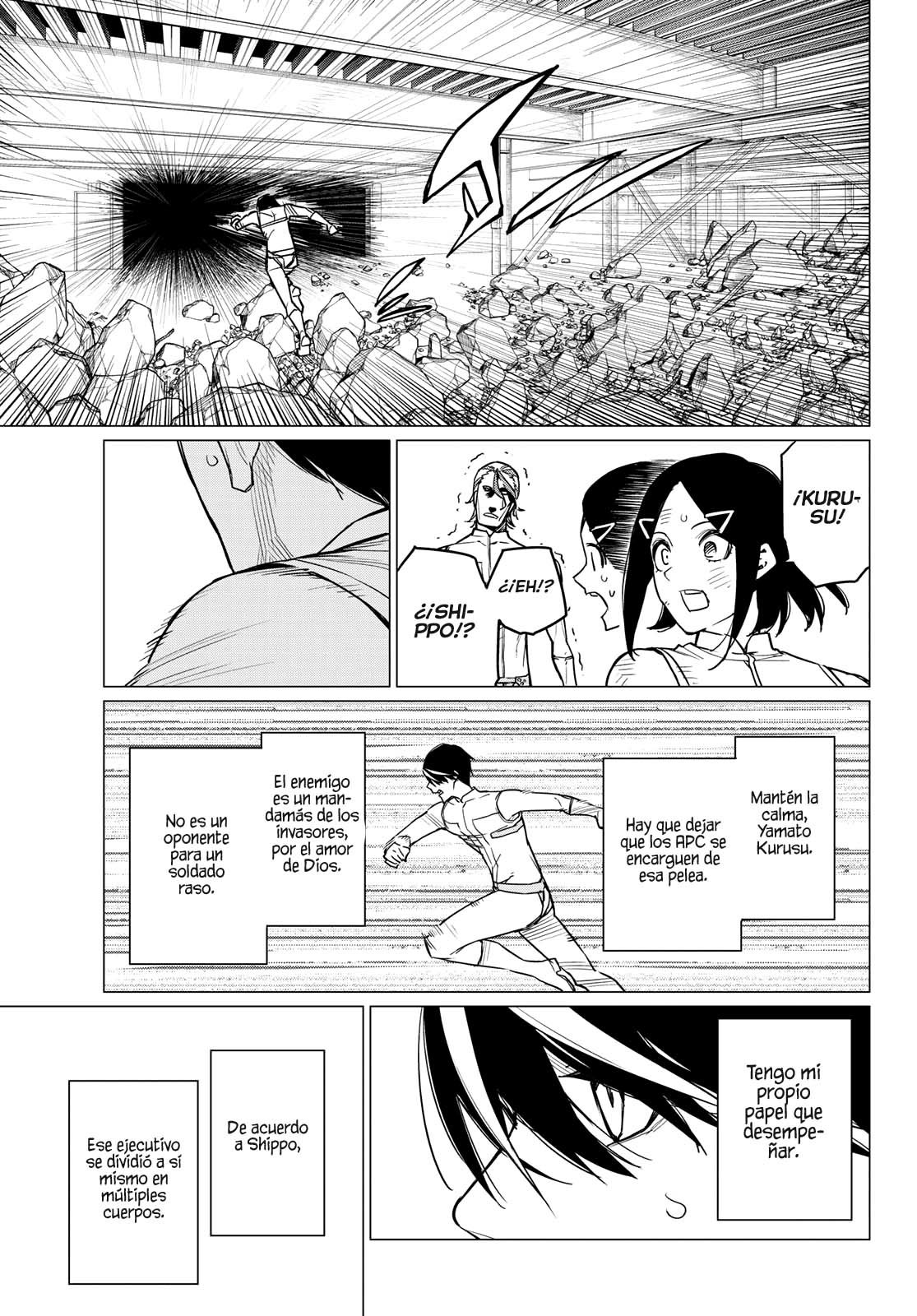 Sentai Daishikkaku Capitulo 42: Los exámenes de Bailong: Enfrentando a Peltrola, parte 2 página 9