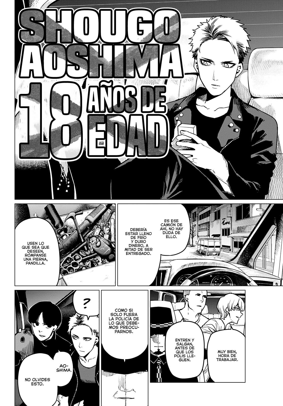 Sentai Daishikkaku Capitulo 47: Shougo Aoshima, 18 años página 7
