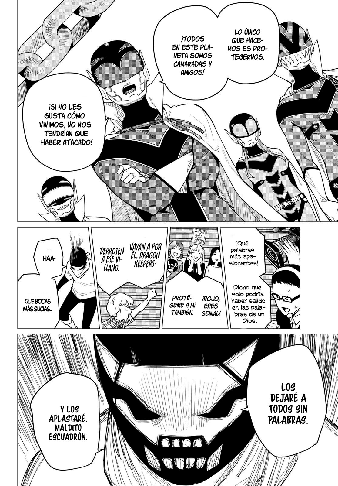 Sentai Daishikkaku Capitulo 5: El ataque del villano página 15