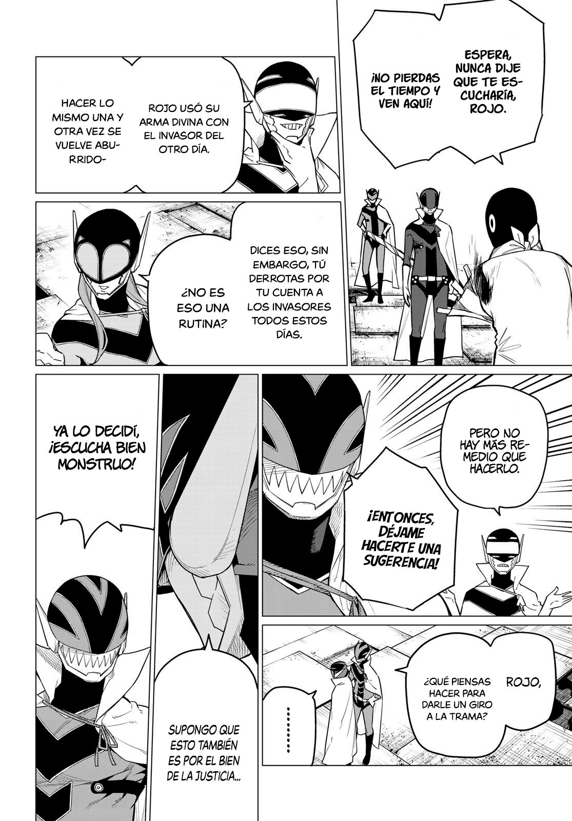 Sentai Daishikkaku Capitulo 5: El ataque del villano página 17