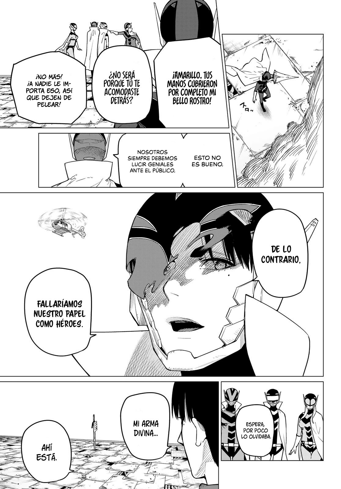 Sentai Daishikkaku Capitulo 5: El ataque del villano página 22