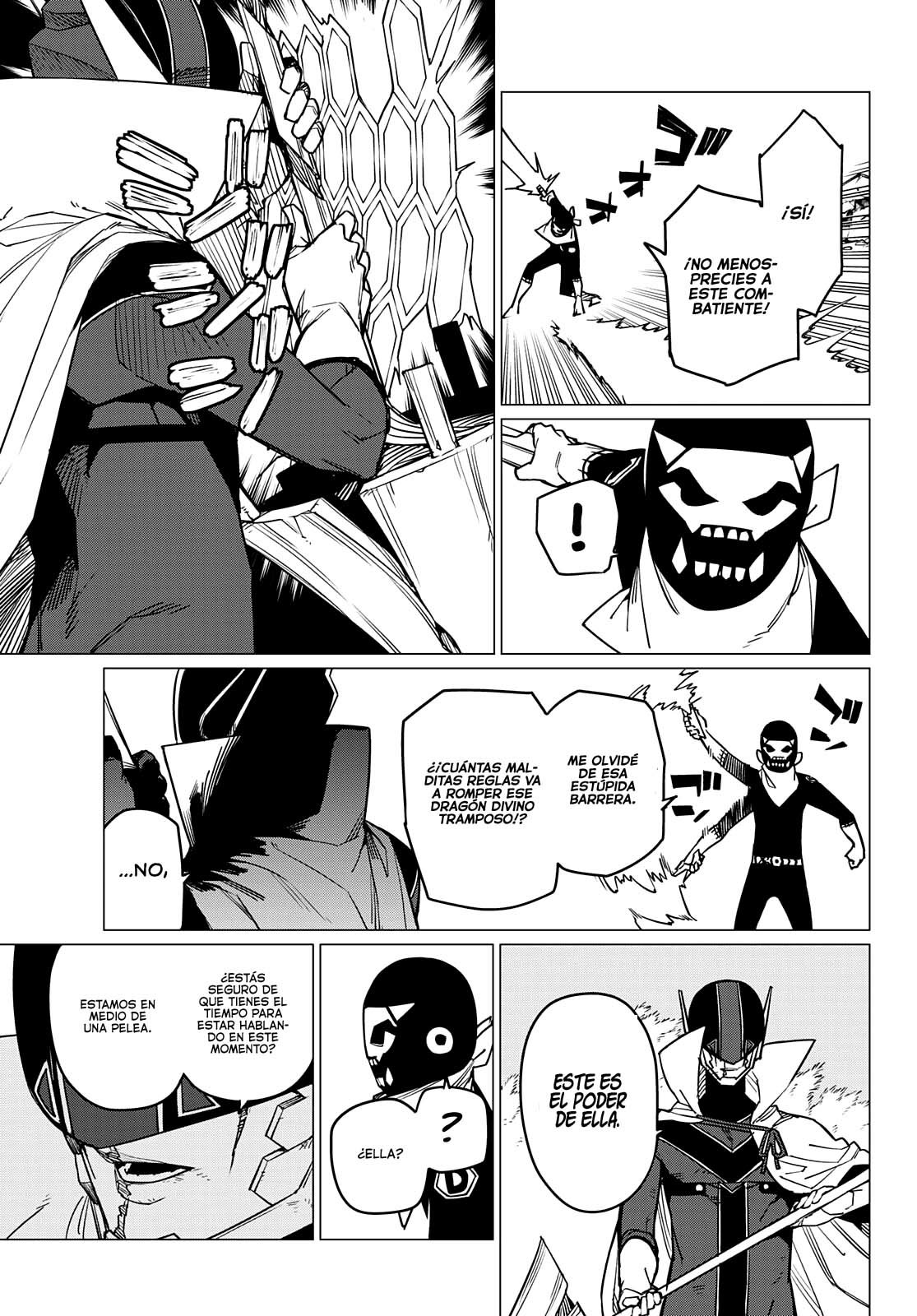 Sentai Daishikkaku Capitulo 50: Los exámenes de Bailong: Enfrentando al Keeper Azul, parte 3 página 8