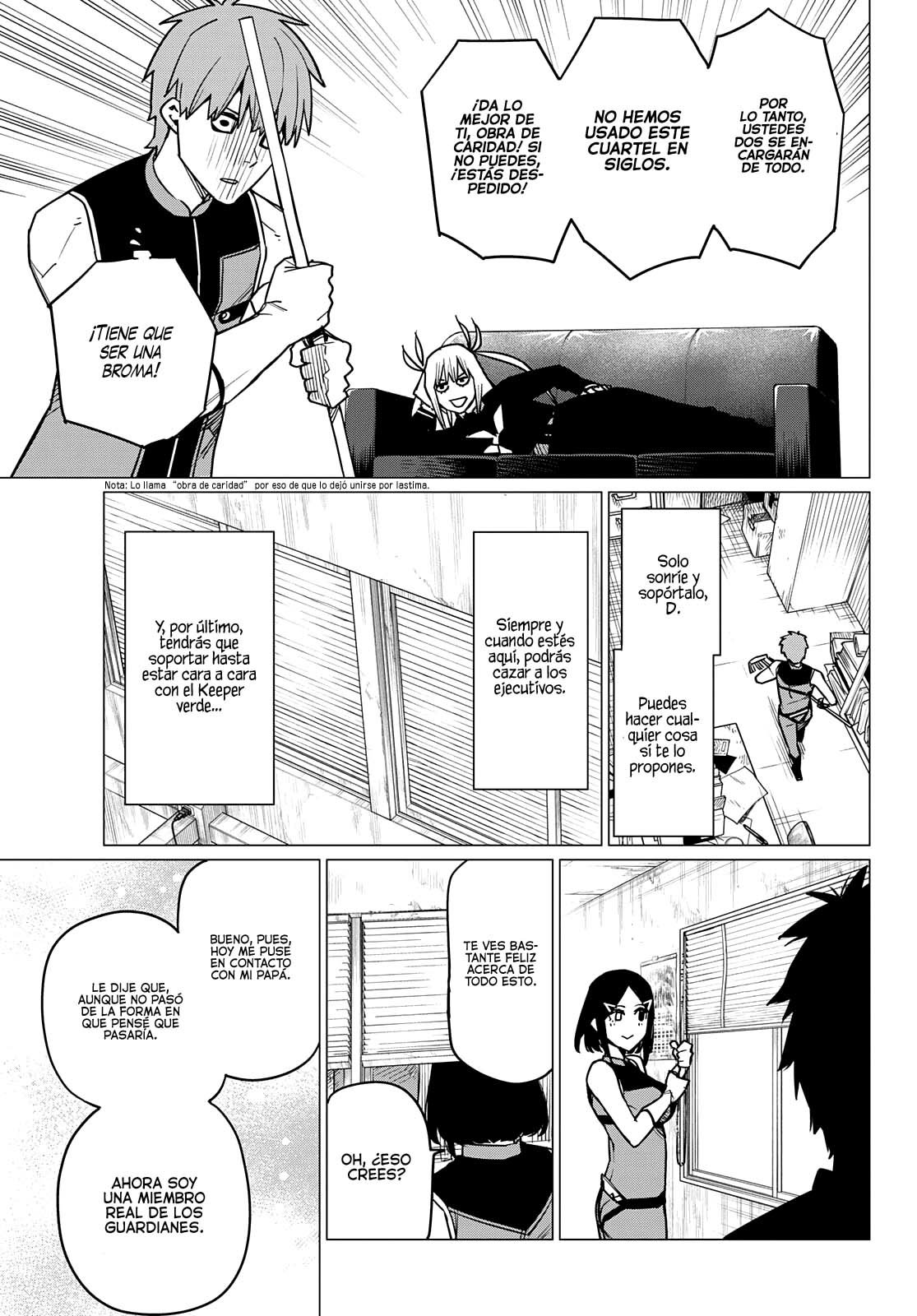 Sentai Daishikkaku Capitulo 53: Un batallón al borde del abismo página 11