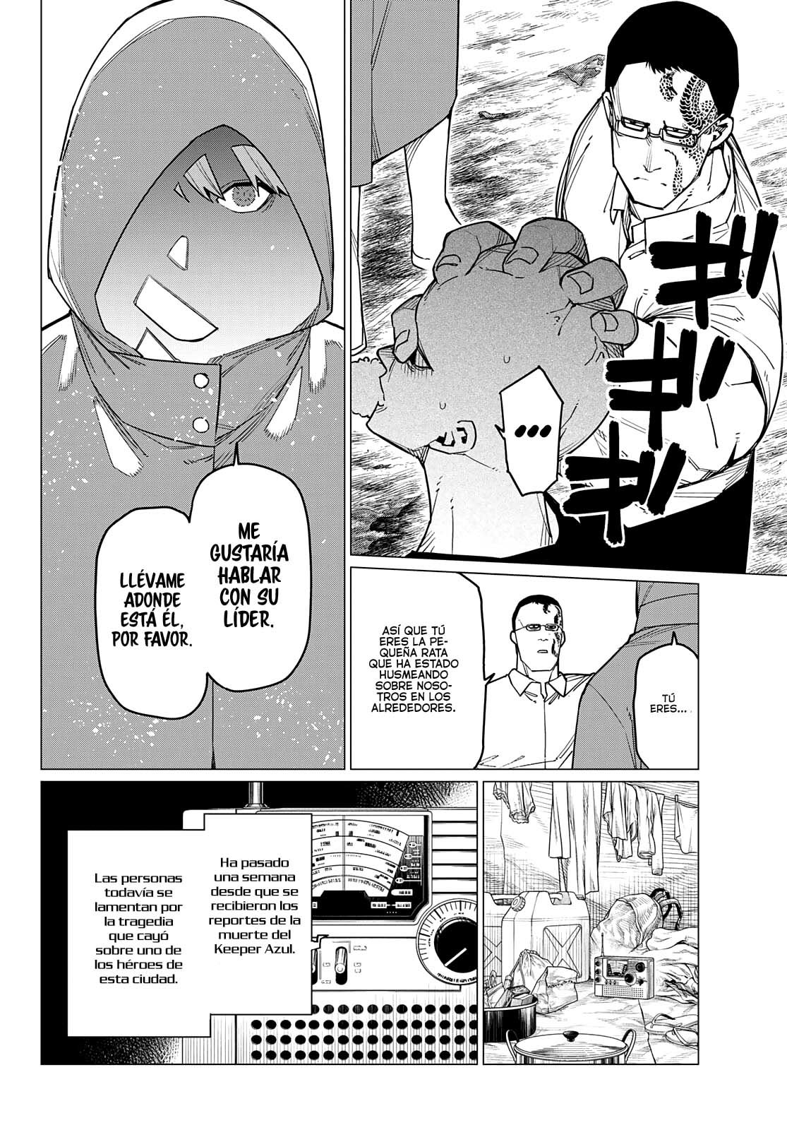 Sentai Daishikkaku Capitulo 53: Un batallón al borde del abismo página 4