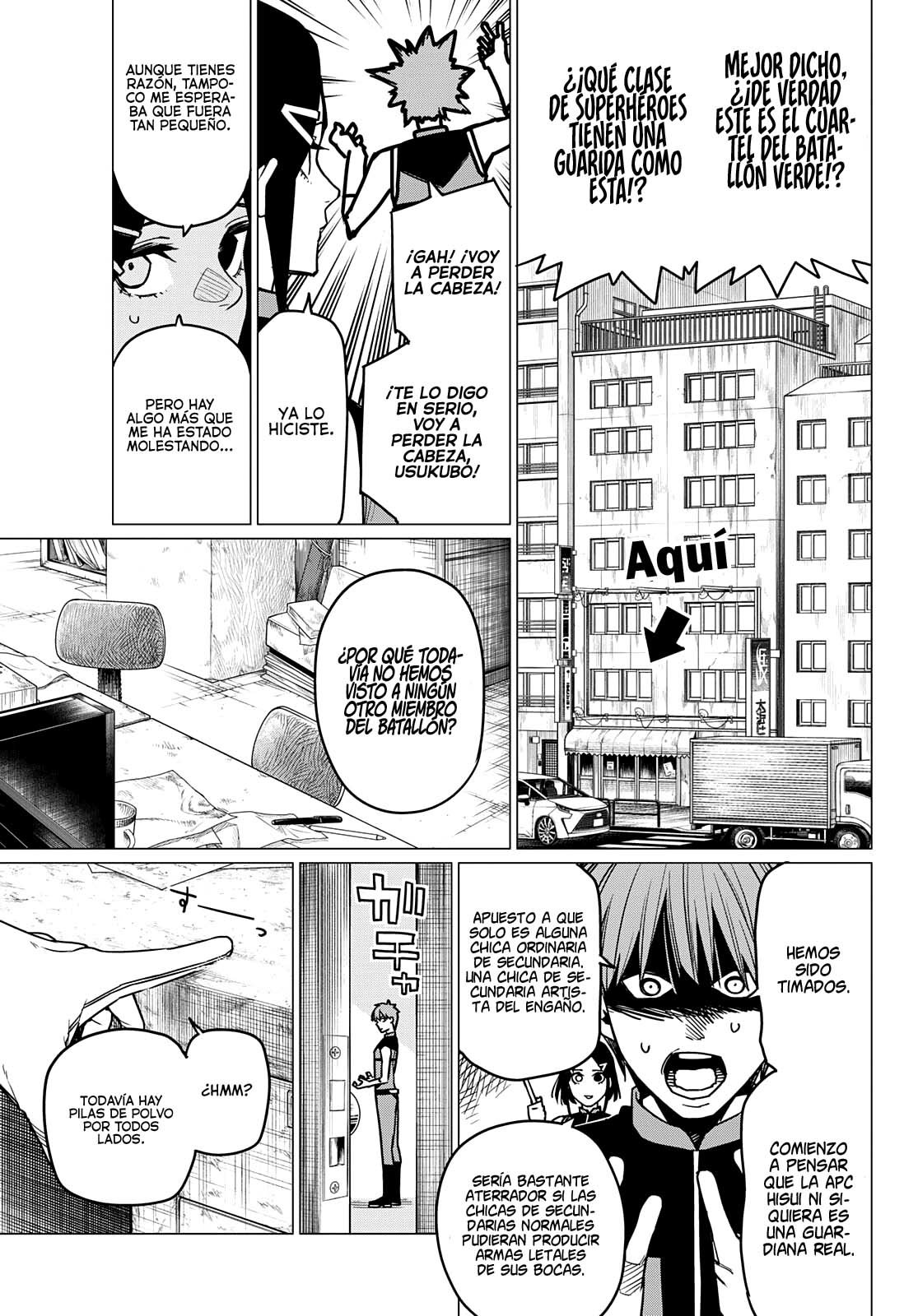 Sentai Daishikkaku Capitulo 53: Un batallón al borde del abismo página 7