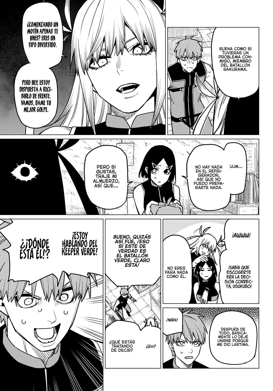 Sentai Daishikkaku Capitulo 53: Un batallón al borde del abismo página 9
