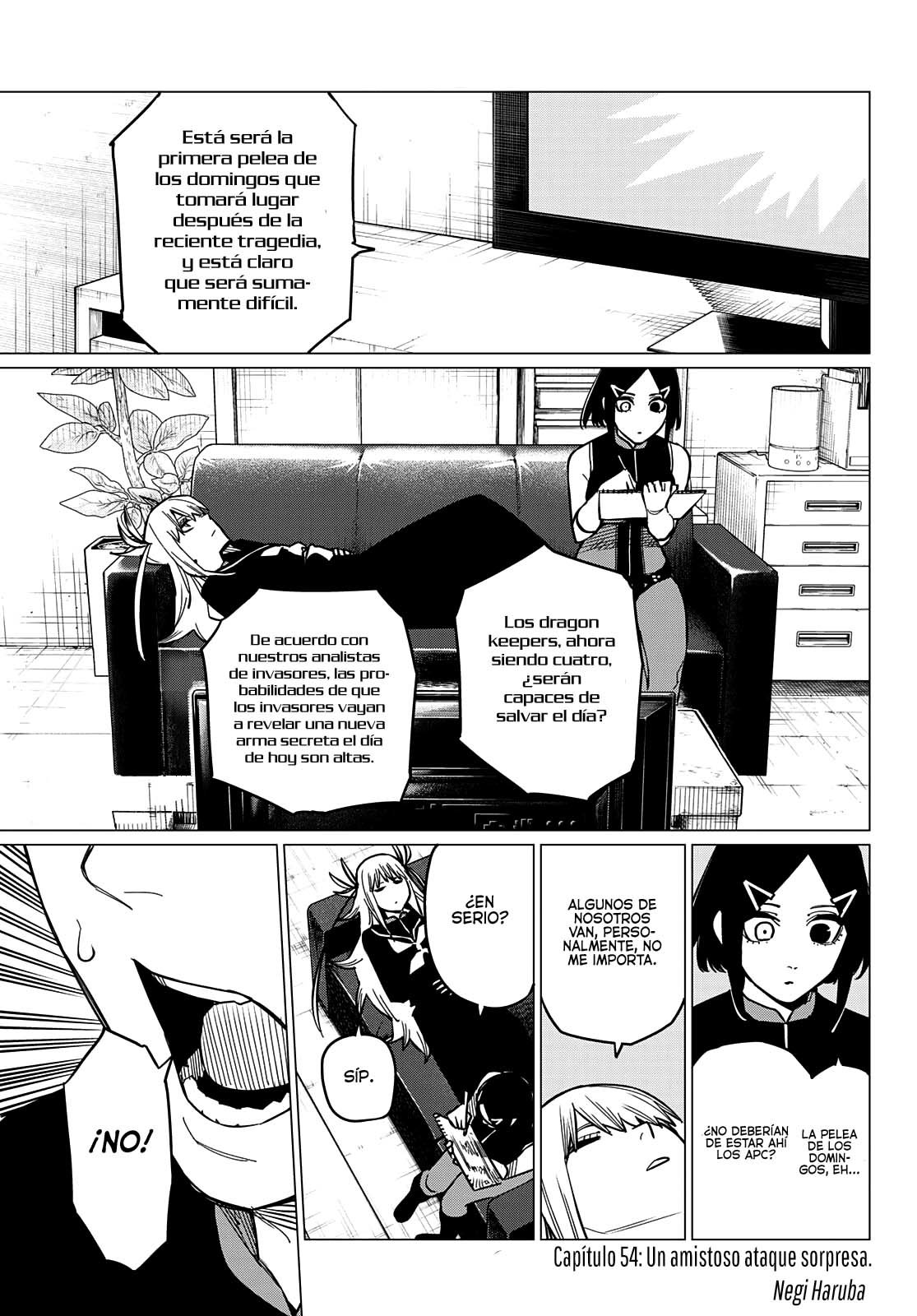 Sentai Daishikkaku Capitulo 54: Un amistoso ataque sorpresa. página 3