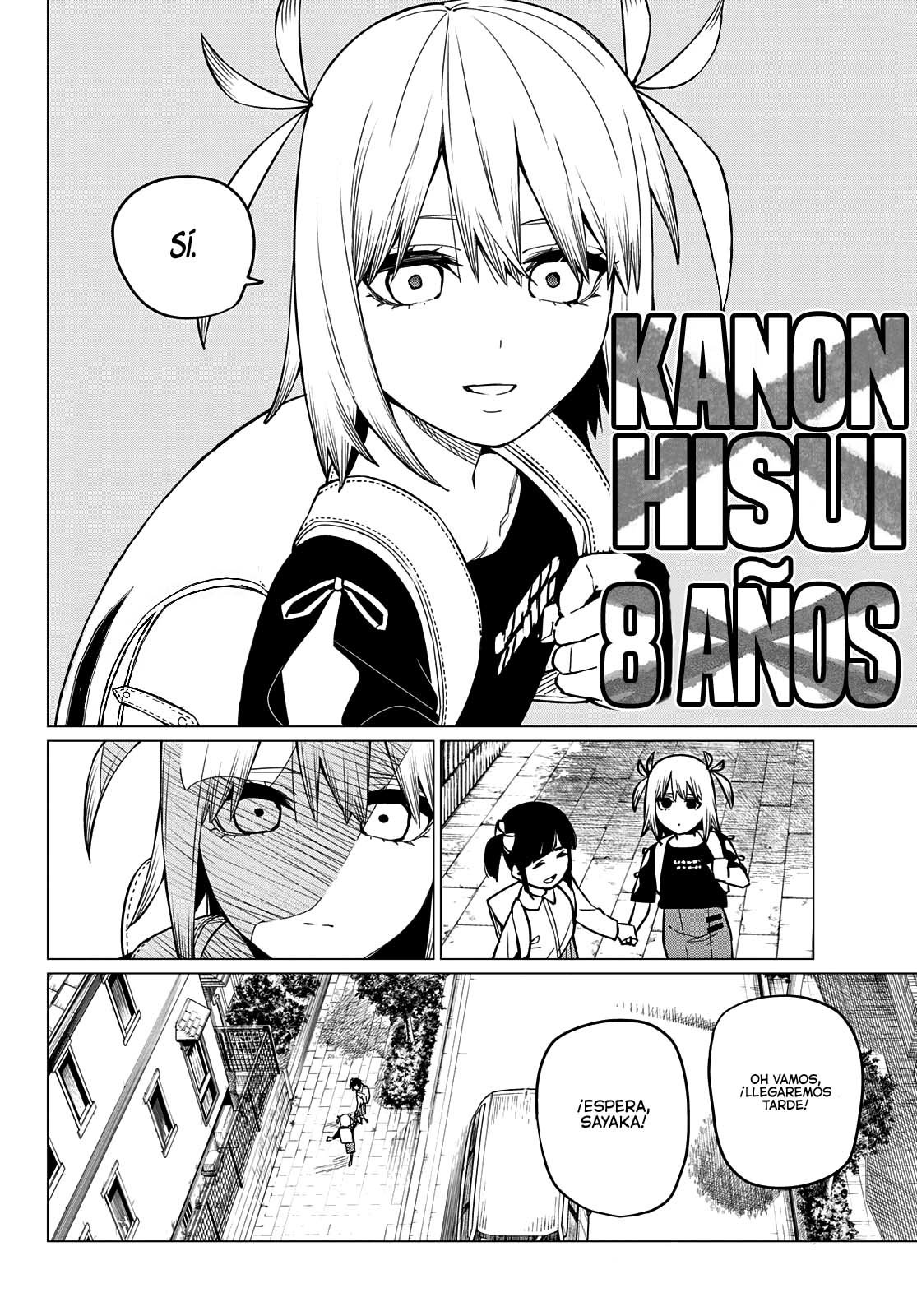 Sentai Daishikkaku Capitulo 63: Kanon Hisui, 8 años página 5