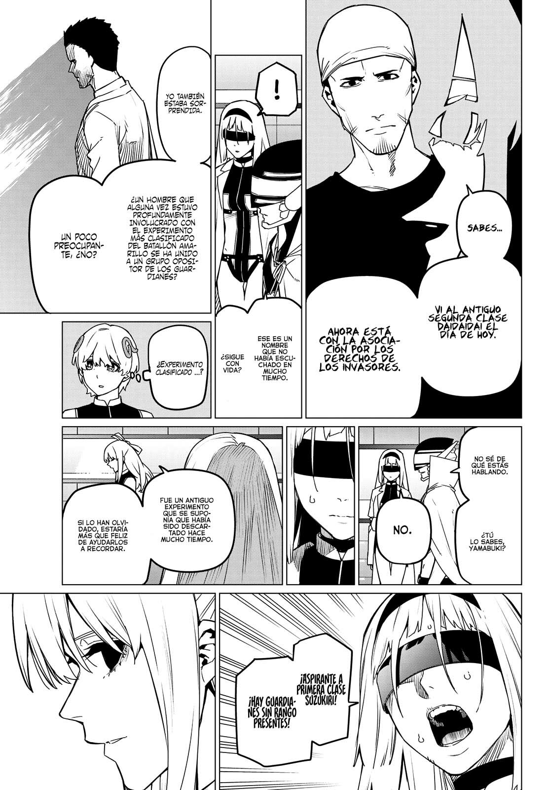 Sentai Daishikkaku Capitulo 84: El abominable experimento del batallón amarillo página 12
