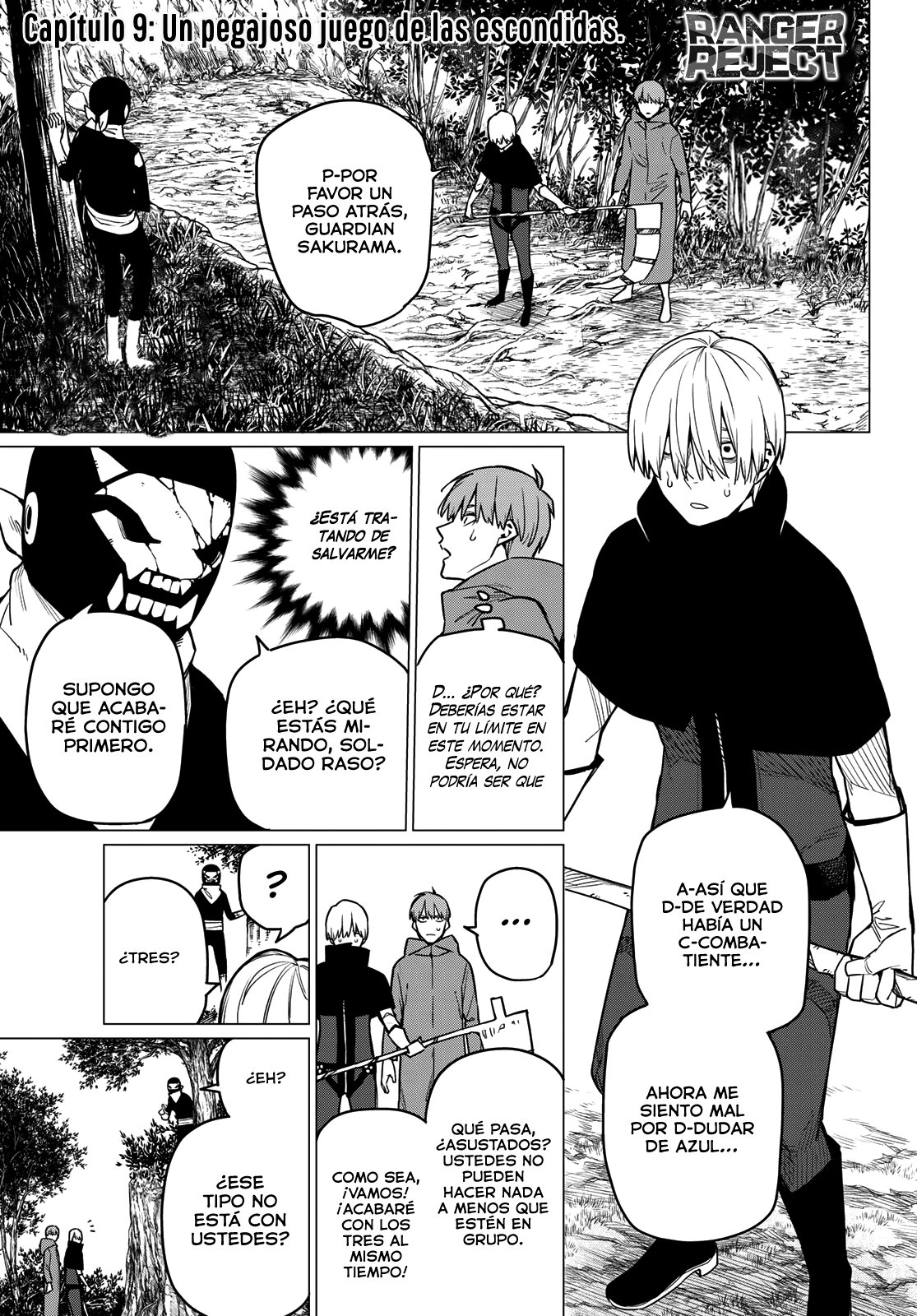 Sentai Daishikkaku Capitulo 9: Un pegajoso juego de las escondidas página 3