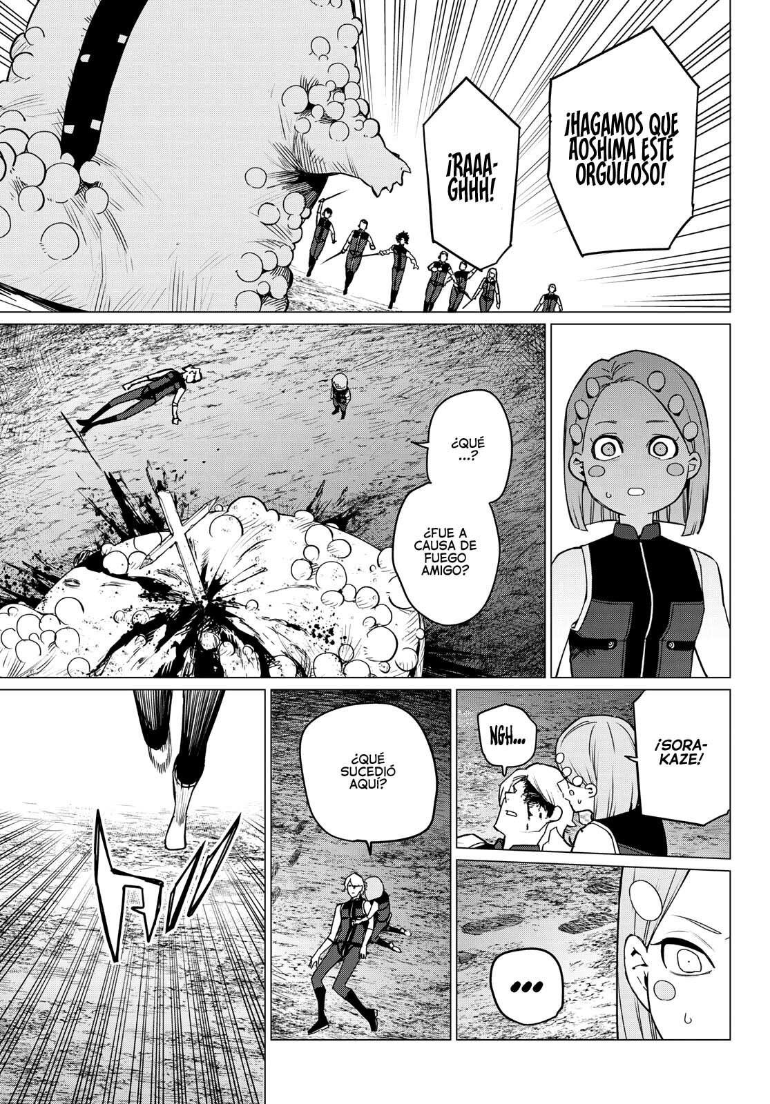Sentai Daishikkaku Capitulo 93: Guerra de tres frentes página 4
