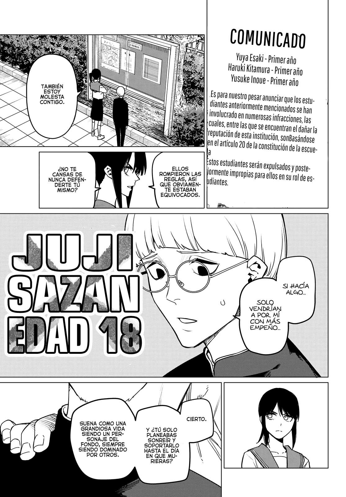Sentai Daishikkaku Capitulo 94: Kaede Ukyo, edad 18, Juji Sazan, edad 16 página 4