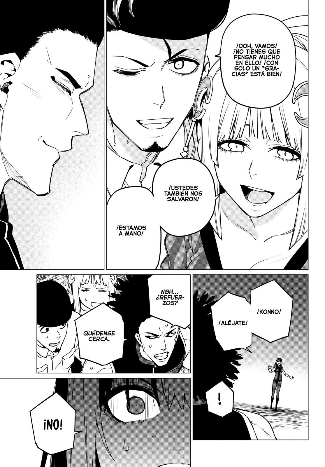 Sentai Daishikkaku Capitulo 97: Guerra de tres frentes, parte 4 página 16