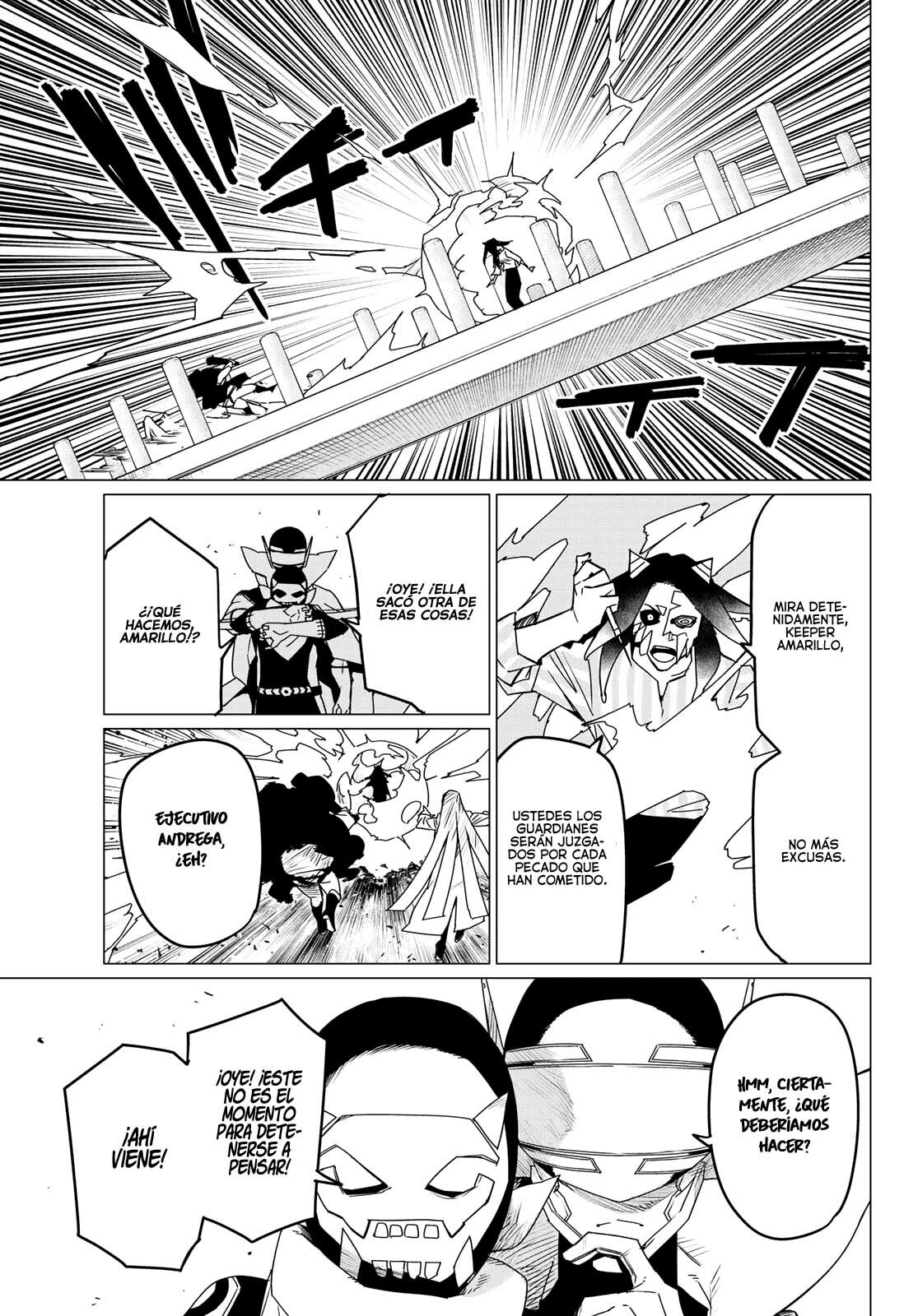 Sentai Daishikkaku Capitulo 99: Batalla de tres frentes, parte 5 página 10