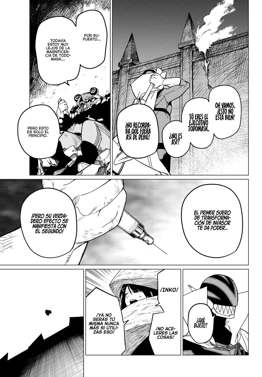 Sentai Daishikkaku Capitulo 99: Batalla de tres frentes, parte 5 página 12