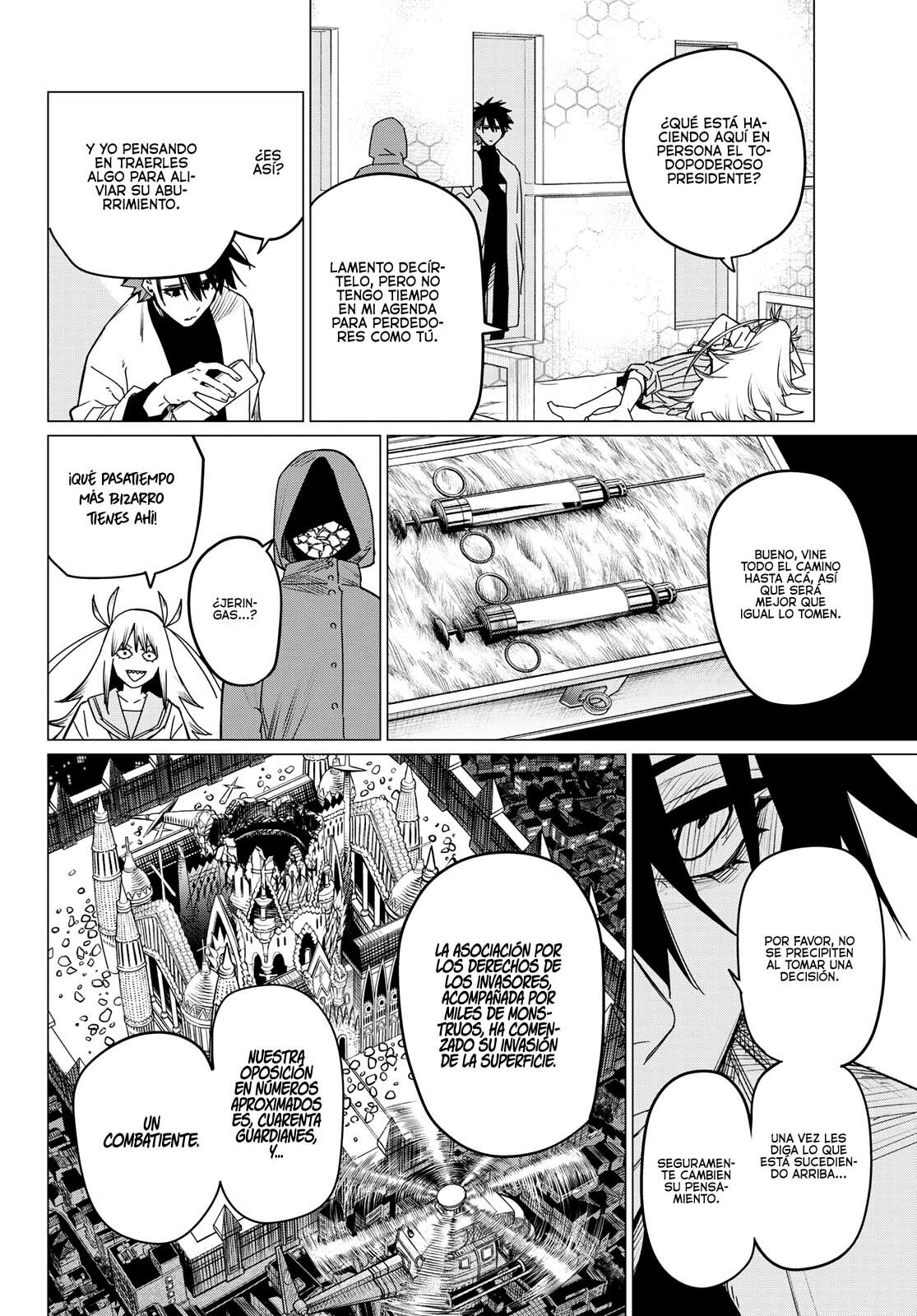 Sentai Daishikkaku Capitulo 99: Batalla de tres frentes, parte 5 página 3