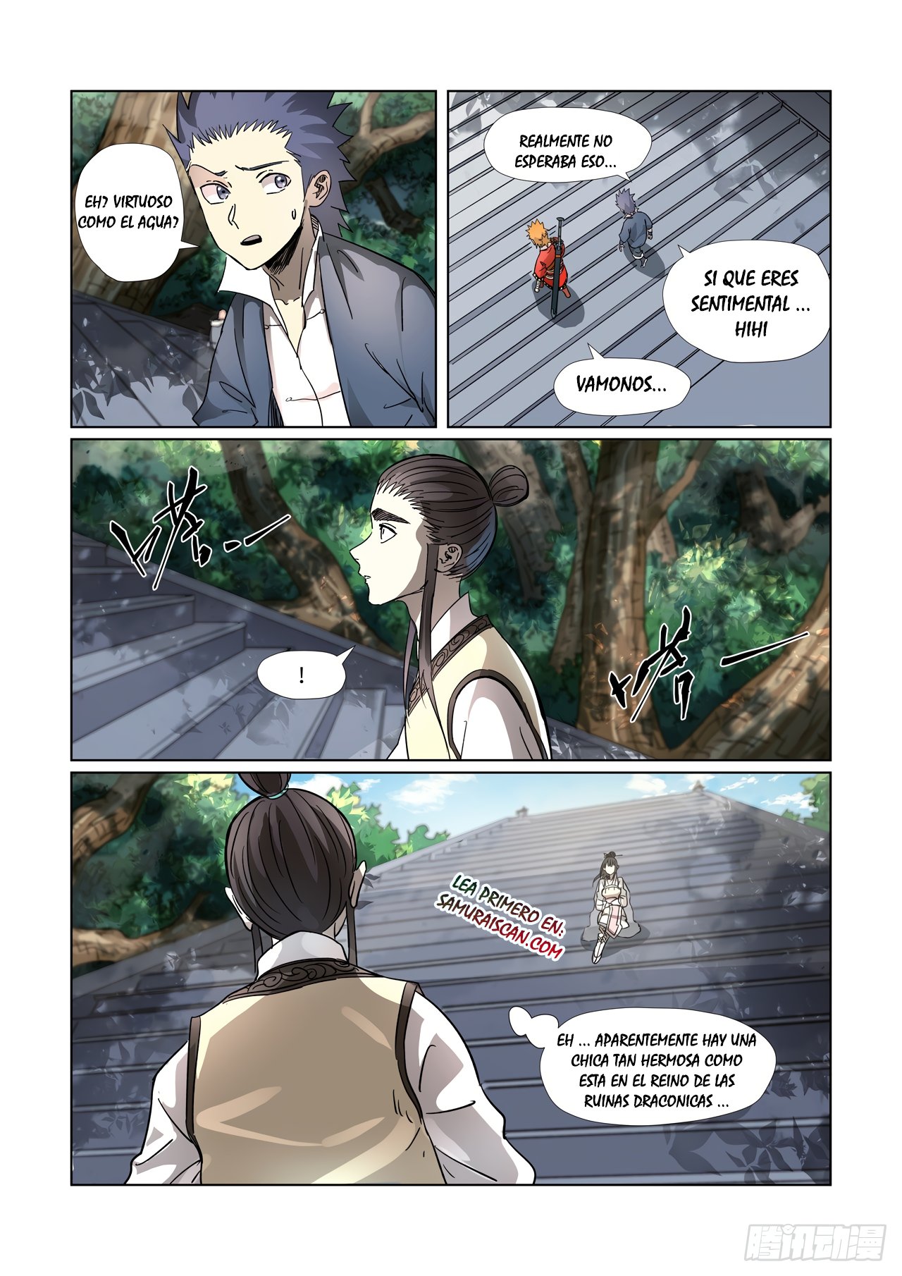 Tales of Demons and Gods Capitulo 311.5: virtuoso como el agua página 10