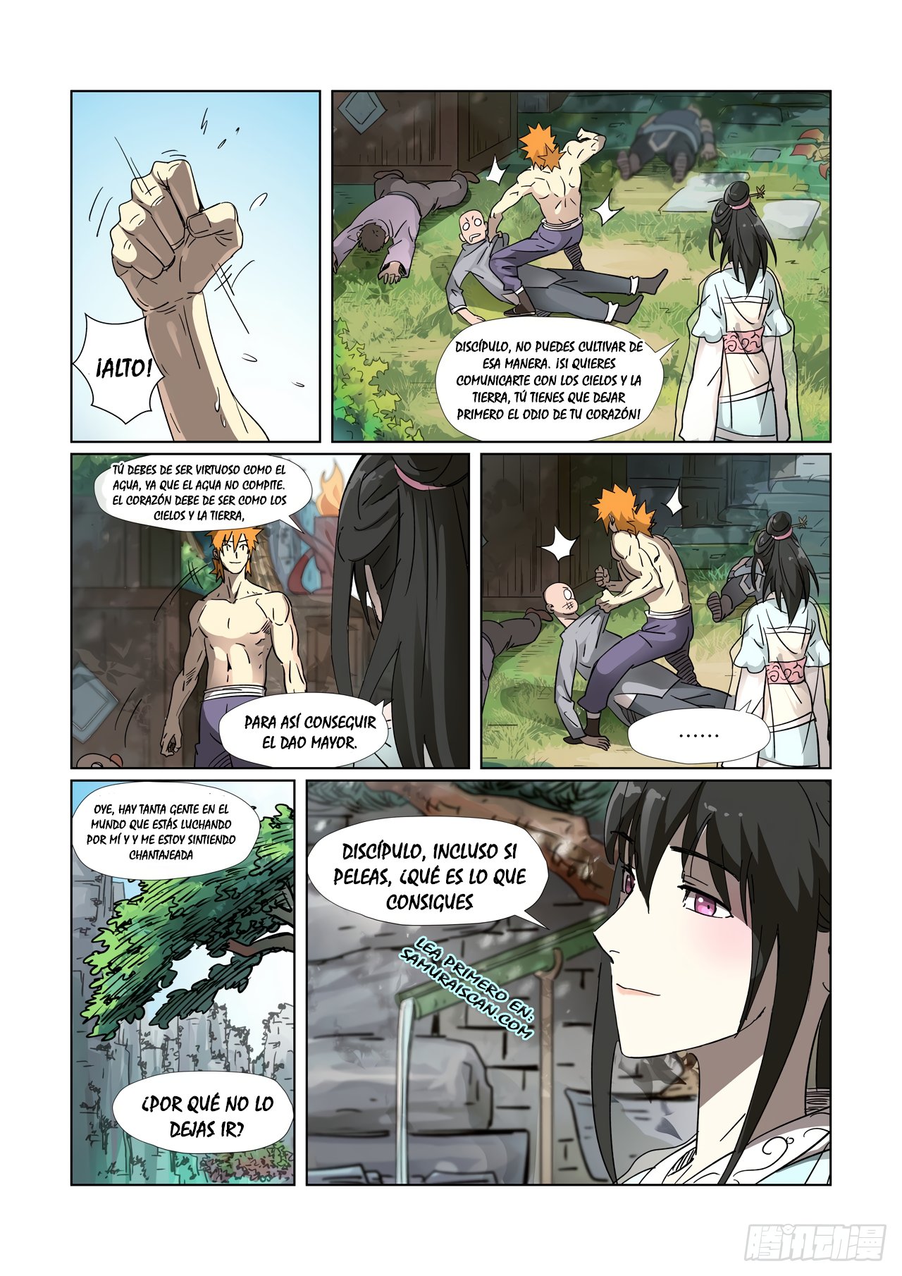 Tales of Demons and Gods Capitulo 311.5: virtuoso como el agua página 4
