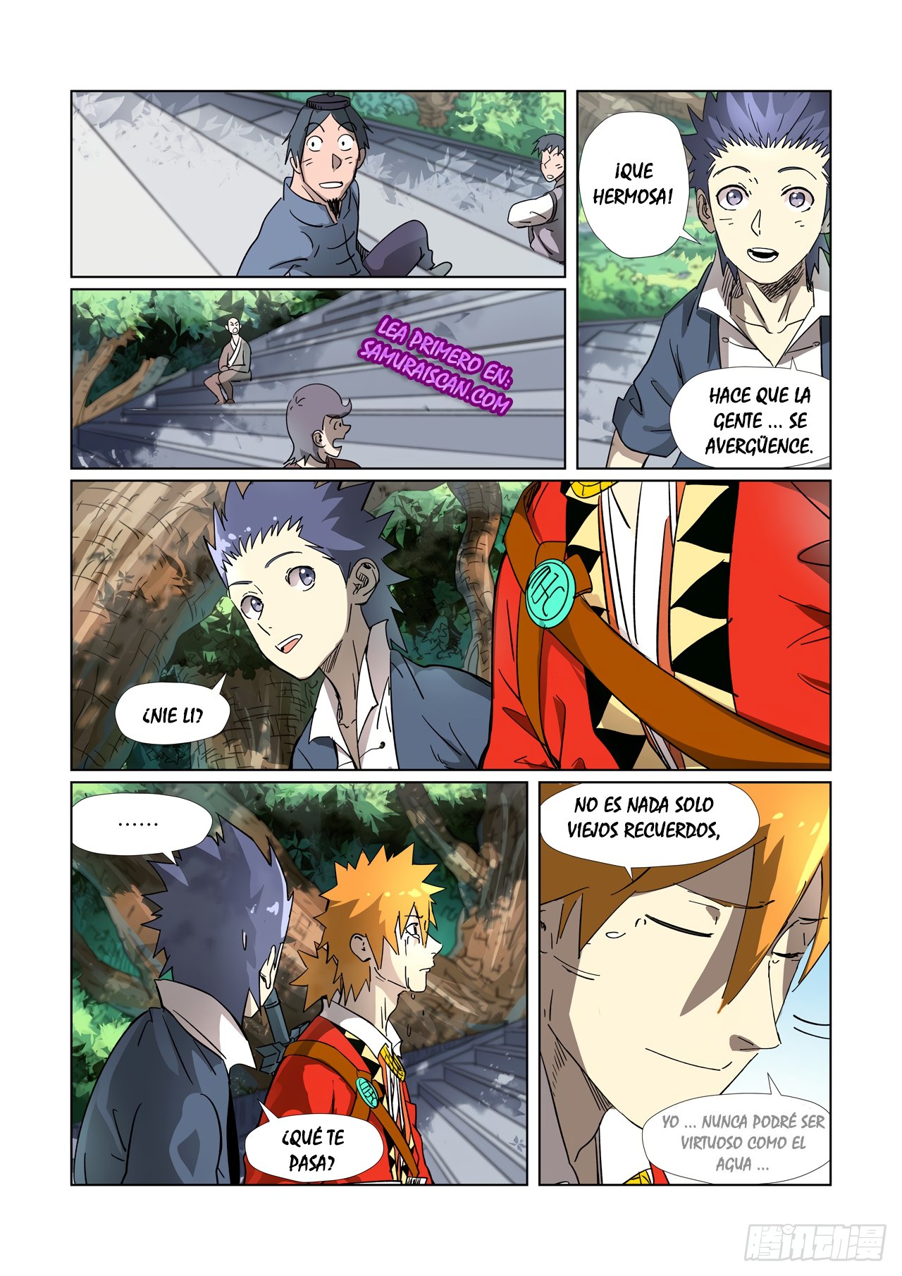 Tales of Demons and Gods Capitulo 311.5: virtuoso como el agua página 9