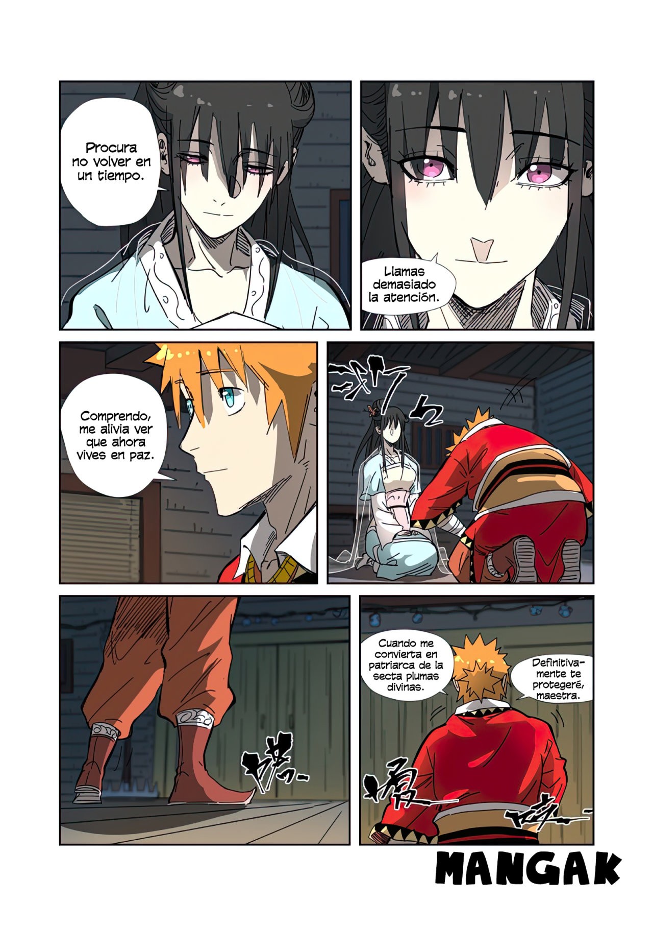 Tales of Demons and Gods Capitulo 329.5: Adiós maestra. página 11