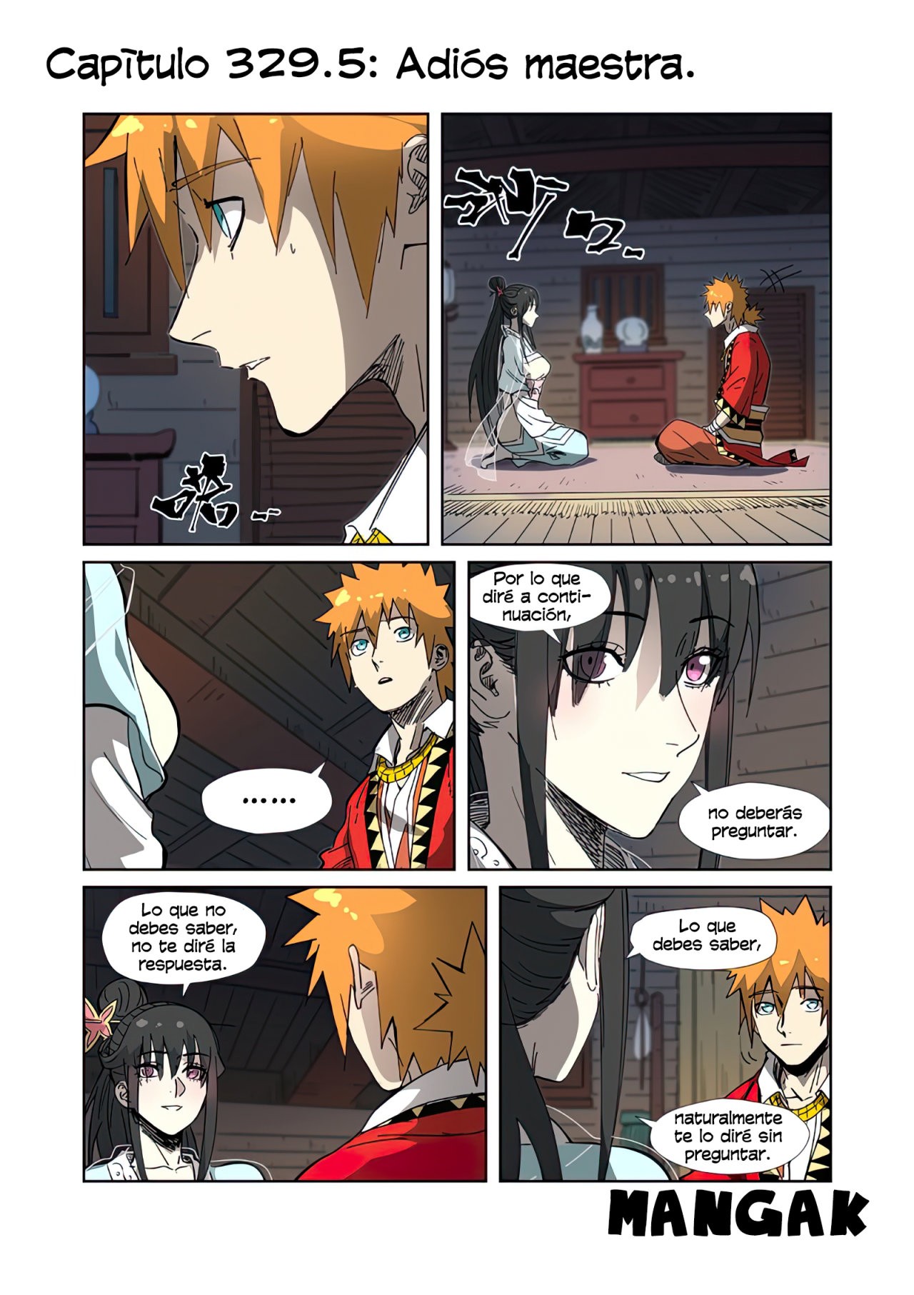 Tales of Demons and Gods Capitulo 329.5: Adiós maestra. página 3