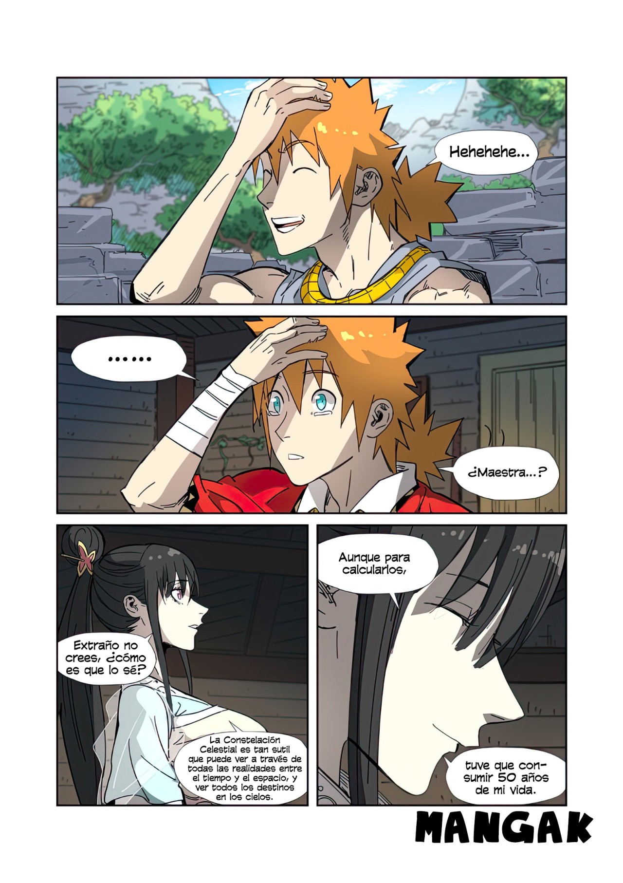 Tales of Demons and Gods Capitulo 329.5: Adiós maestra. página 5