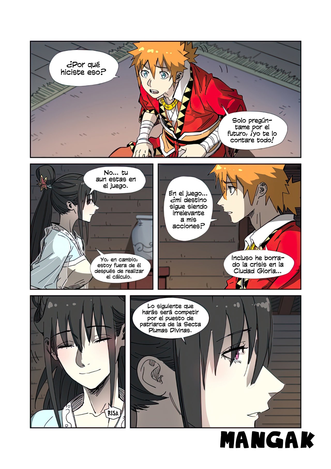 Tales of Demons and Gods Capitulo 329.5: Adiós maestra. página 6