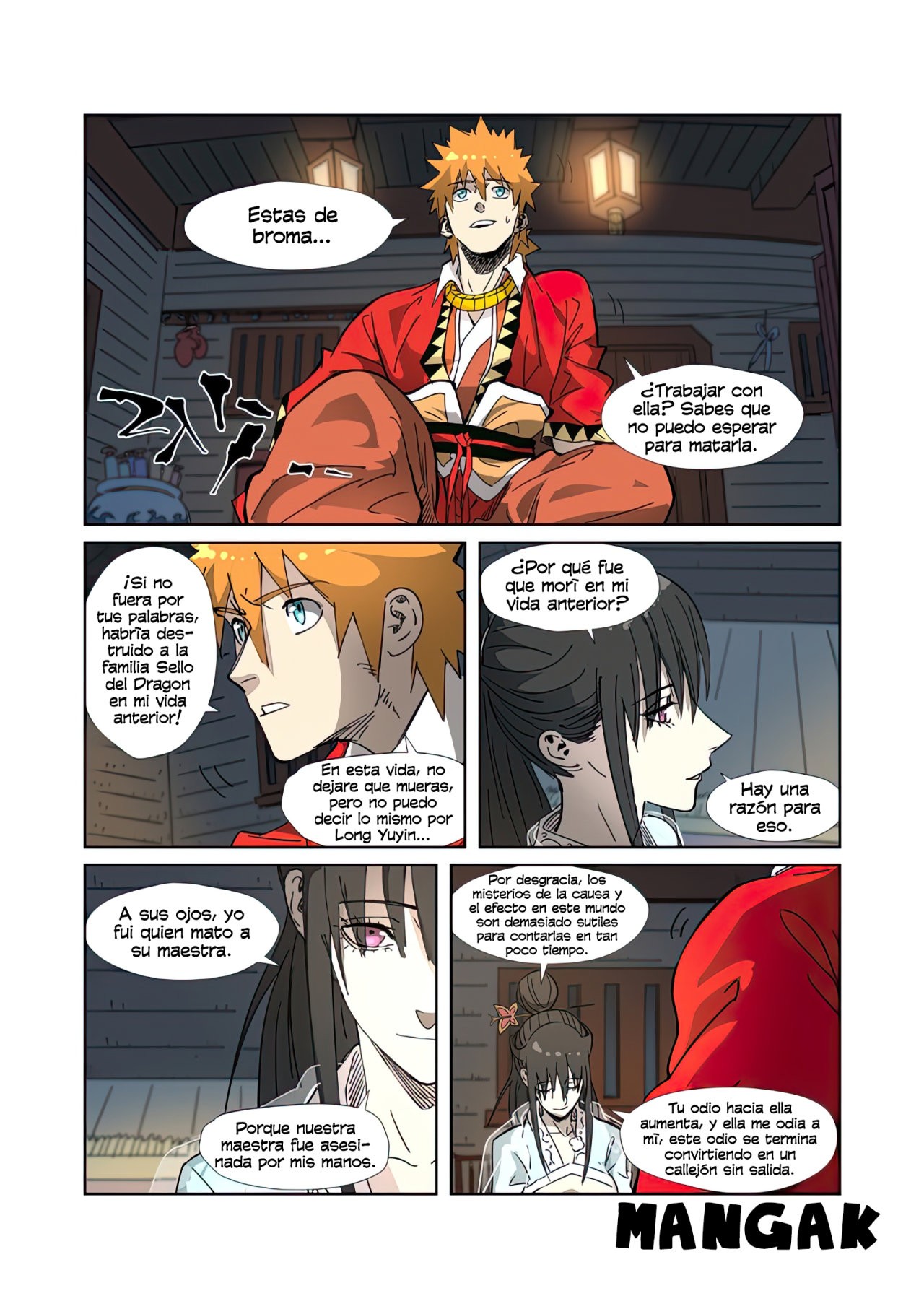 Tales of Demons and Gods Capitulo 329.5: Adiós maestra. página 8