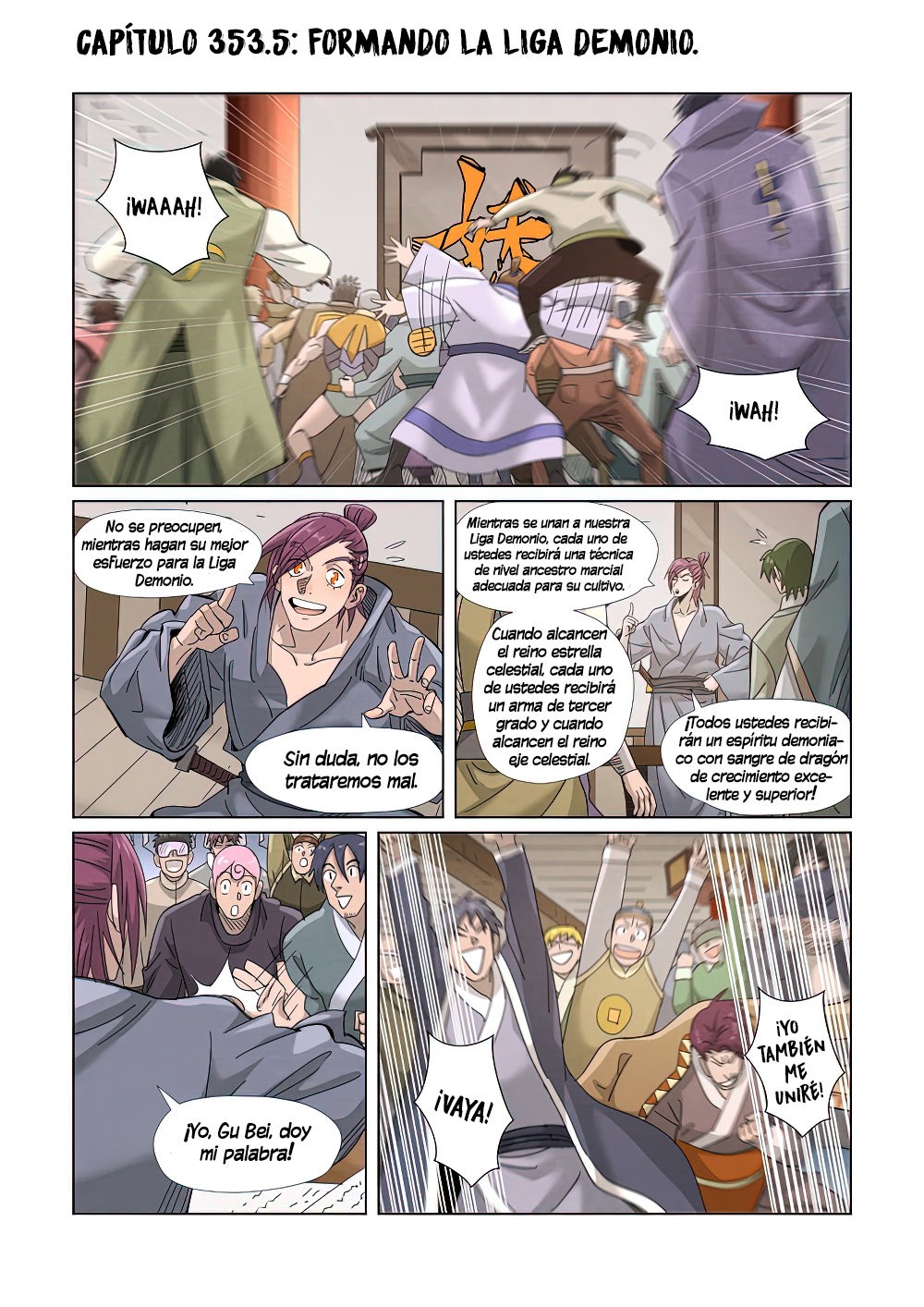 Tales of Demons and Gods Capitulo 353.5: Formando la Liga Demonio página 5