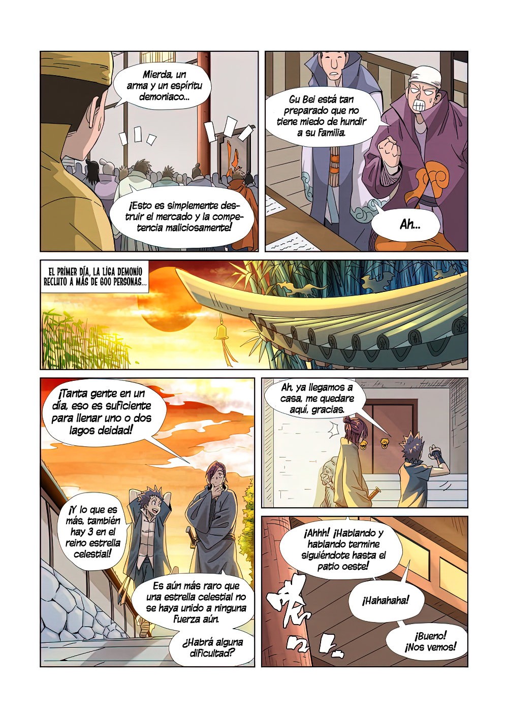 Tales of Demons and Gods Capitulo 353.5: Formando la Liga Demonio página 6