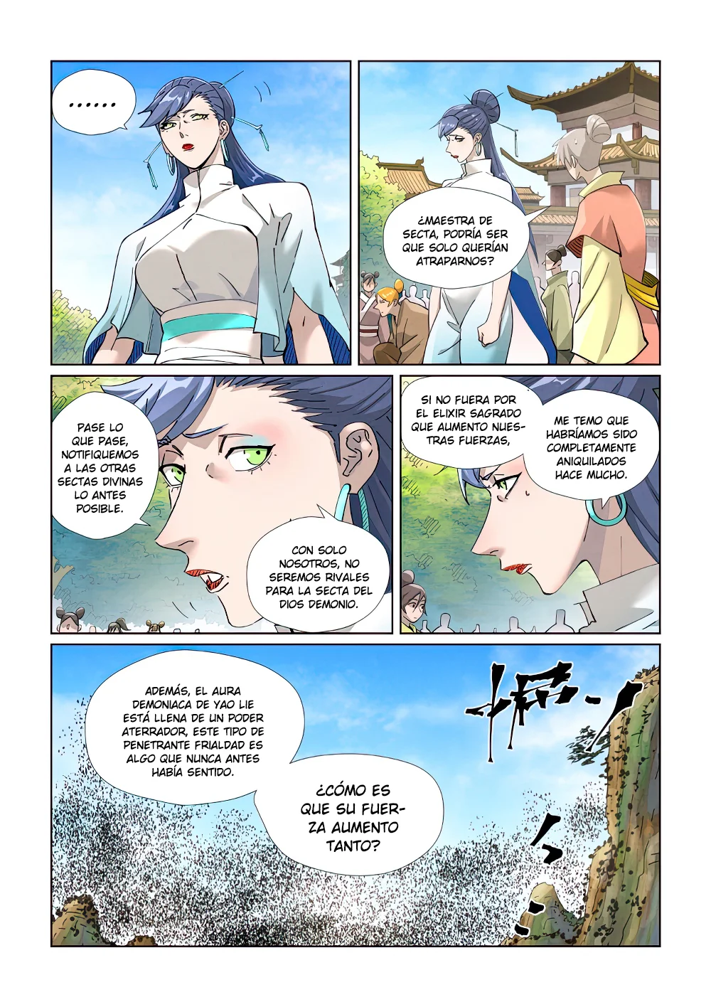 Tales of Demons and Gods Capitulo 439: Matriz Defensiva de la Secta. página 10