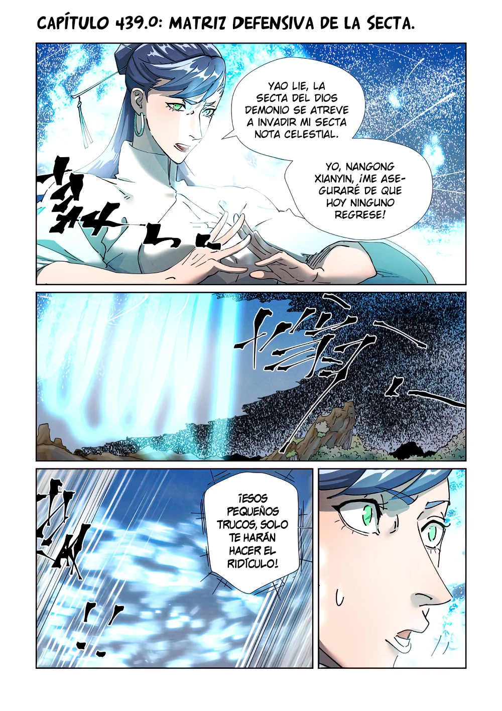 Tales of Demons and Gods Capitulo 439: Matriz Defensiva de la Secta. página 3