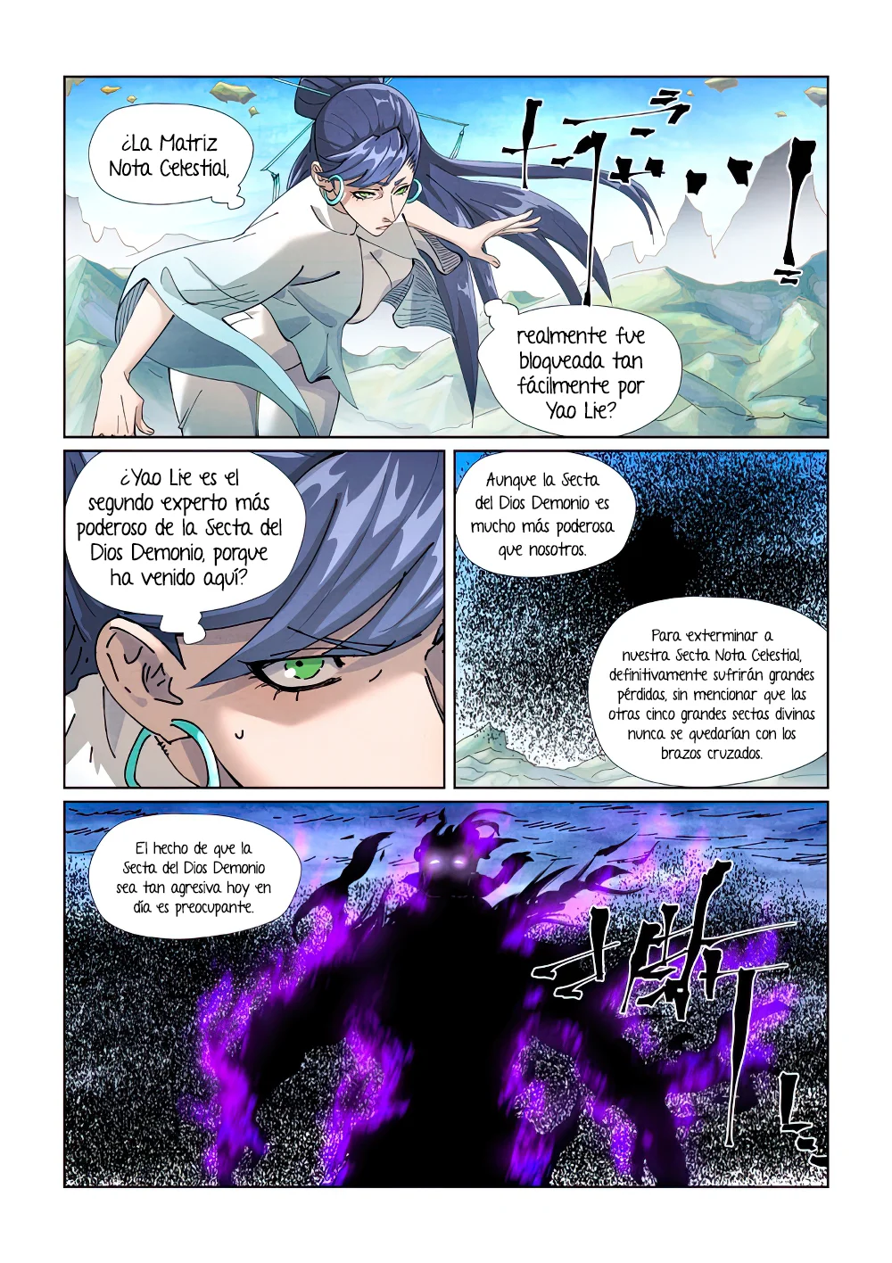 Tales of Demons and Gods Capitulo 439: Matriz Defensiva de la Secta. página 4