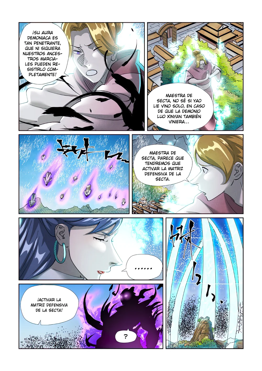Tales of Demons and Gods Capitulo 439: Matriz Defensiva de la Secta. página 7