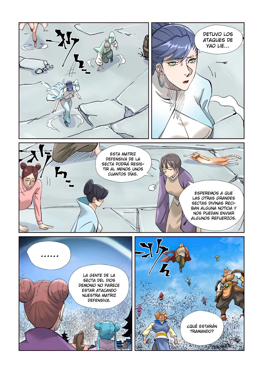 Tales of Demons and Gods Capitulo 439: Matriz Defensiva de la Secta. página 9