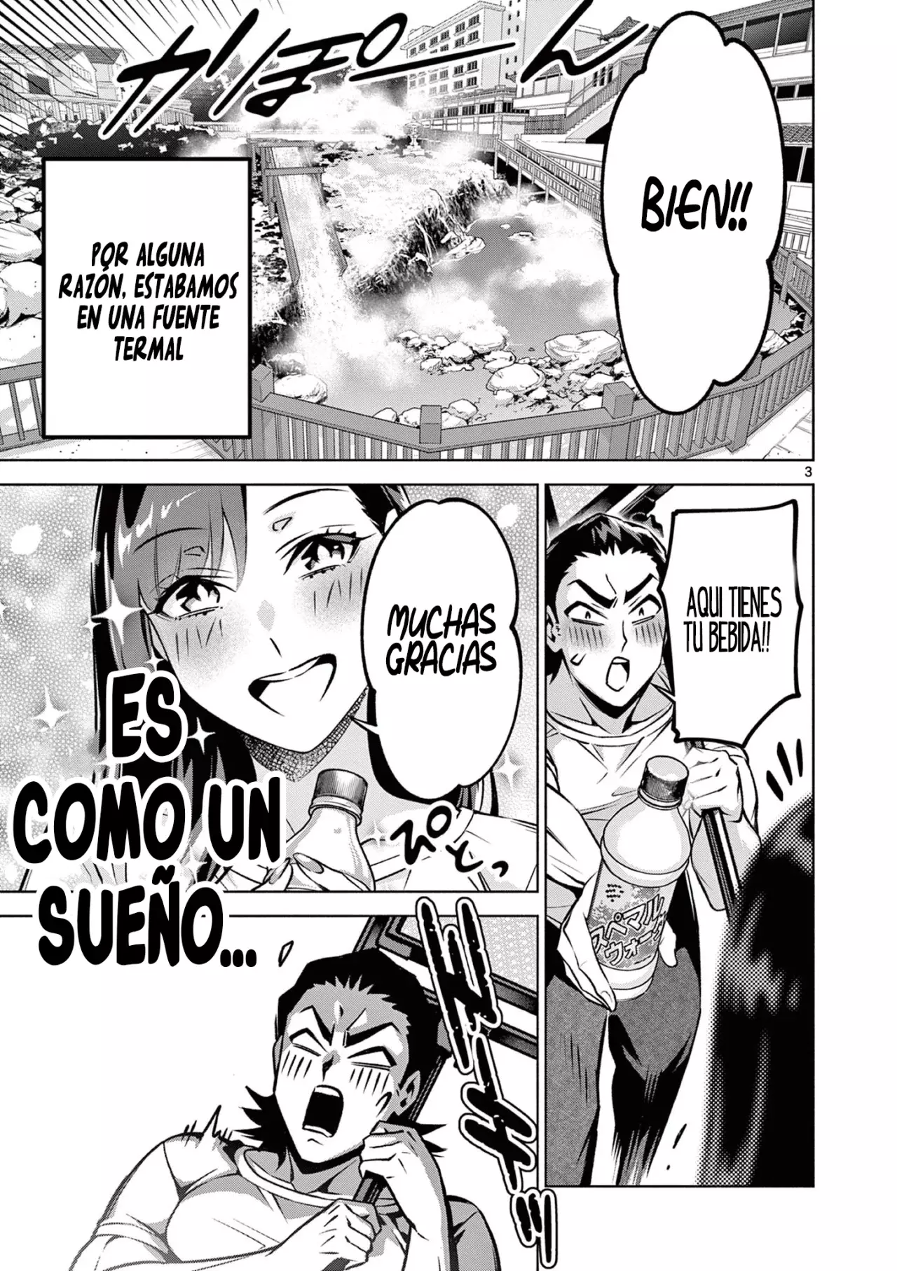 AMBIVALENTE: Un mundo en el que mueres si pierdes la virginidad Capitulo 3.1: Pezones y Sake P1 página 3