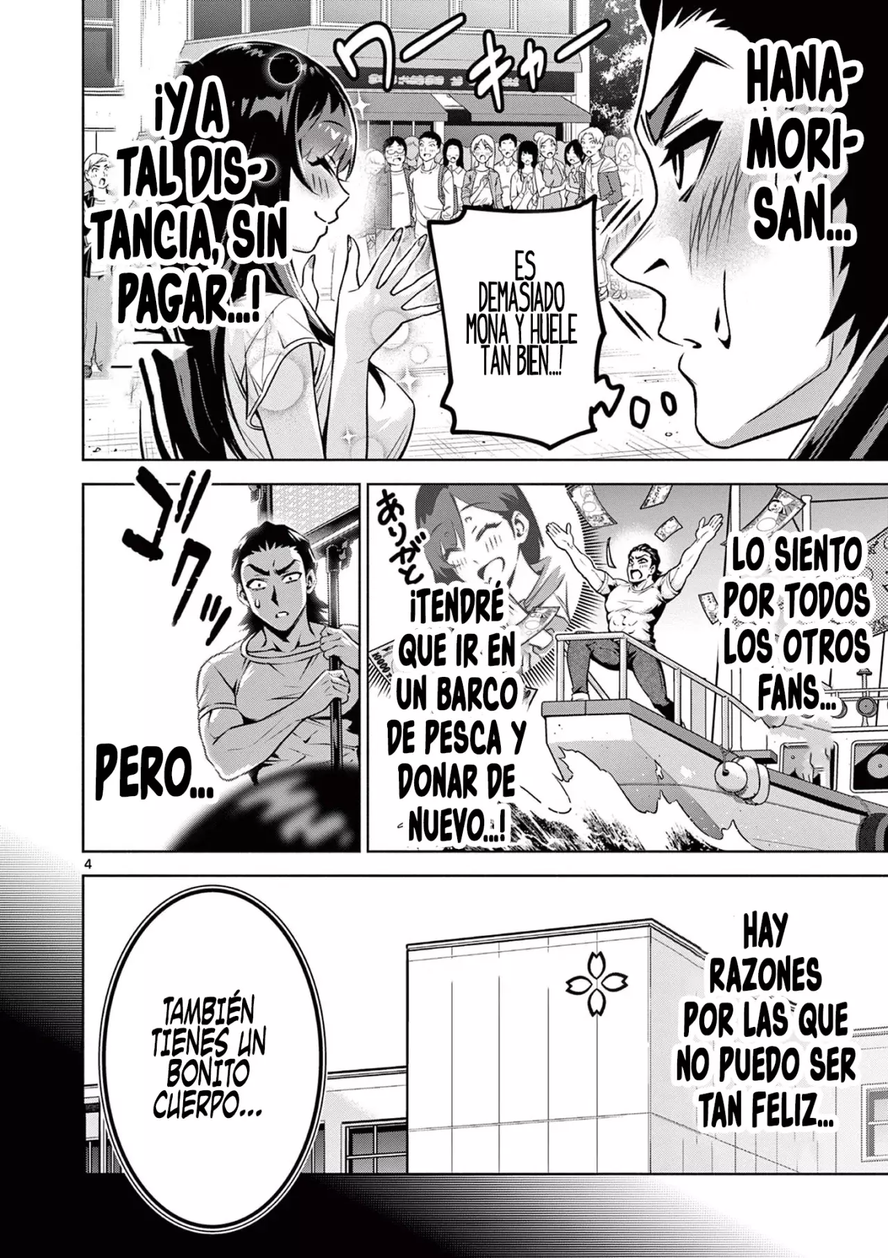 AMBIVALENTE: Un mundo en el que mueres si pierdes la virginidad Capitulo 3.1: Pezones y Sake P1 página 4