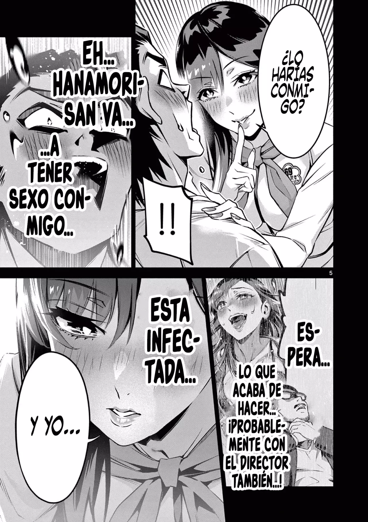 AMBIVALENTE: Un mundo en el que mueres si pierdes la virginidad Capitulo 3.1: Pezones y Sake P1 página 5