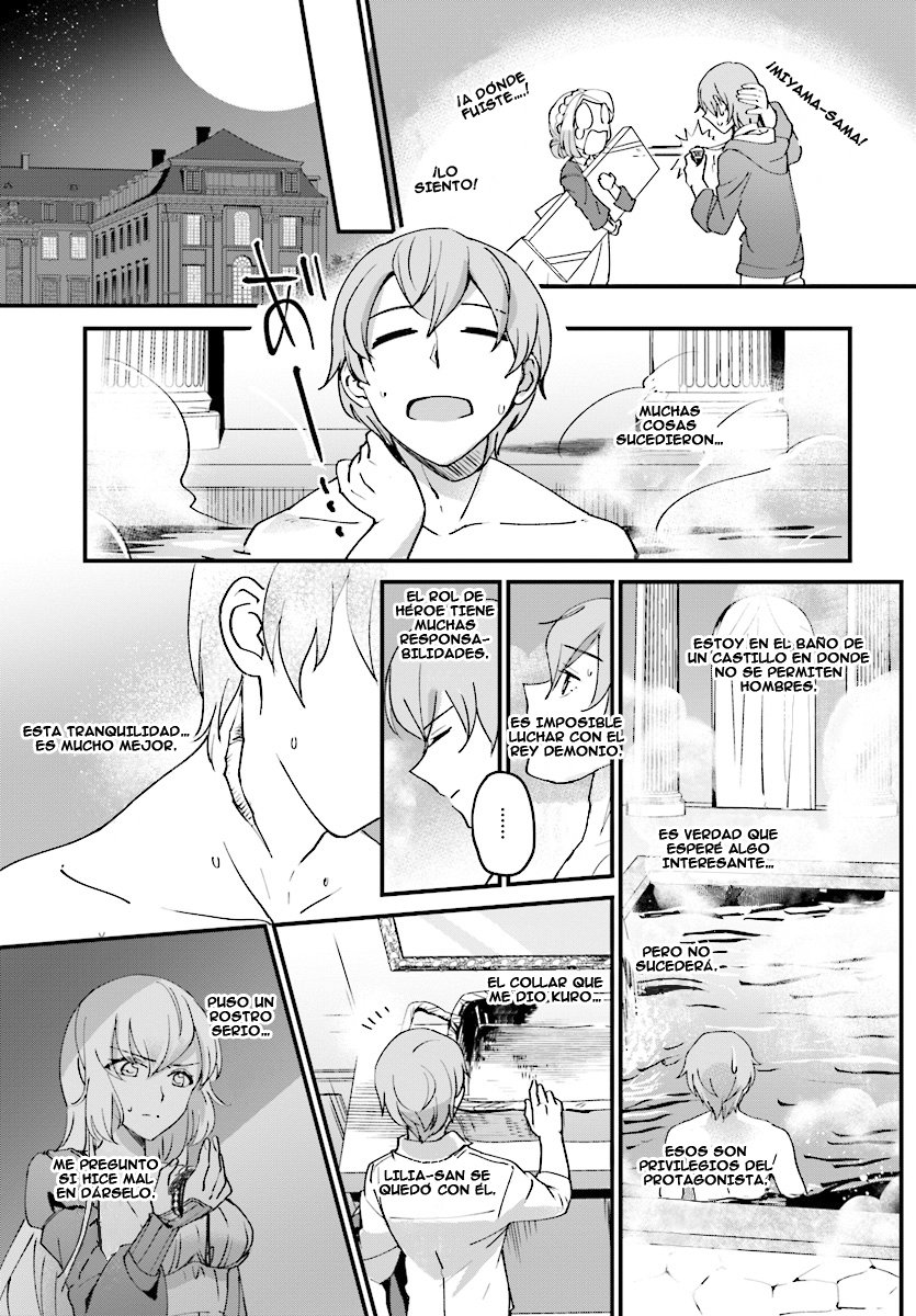 Yuusha Shoukan ni Makikomareta kedo, Isekai wa Heiwa deshita Capitulo 1 página 27
