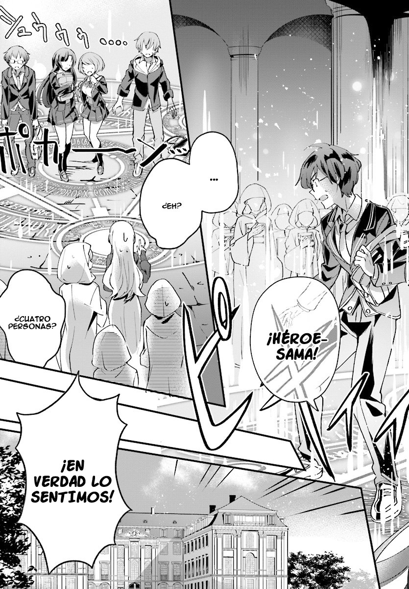 Yuusha Shoukan ni Makikomareta kedo, Isekai wa Heiwa deshita Capitulo 1 página 7