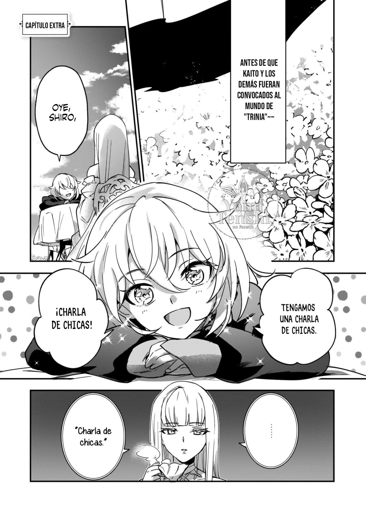 Yuusha Shoukan ni Makikomareta kedo, Isekai wa Heiwa deshita Capitulo 13.5: Extra página 4