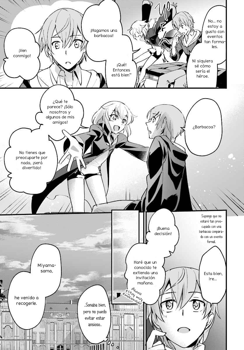 Yuusha Shoukan ni Makikomareta kedo, Isekai wa Heiwa deshita Capitulo 2 página 22