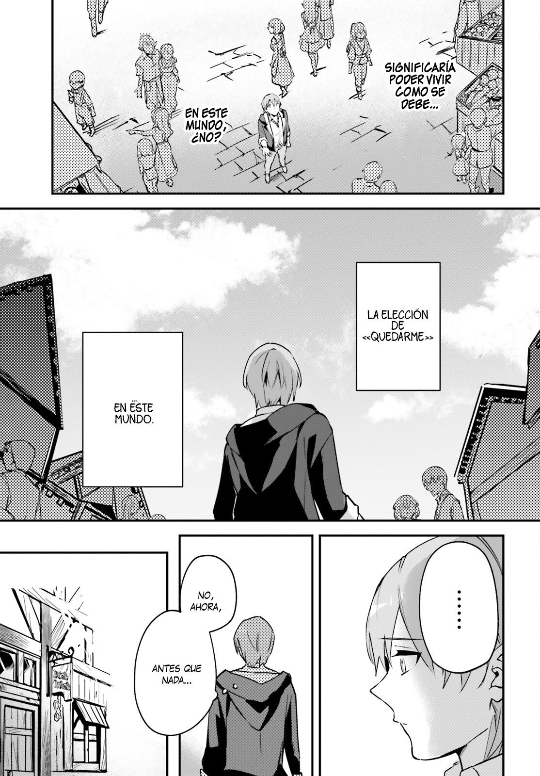 Yuusha Shoukan ni Makikomareta kedo, Isekai wa Heiwa deshita Capitulo 28 página 8